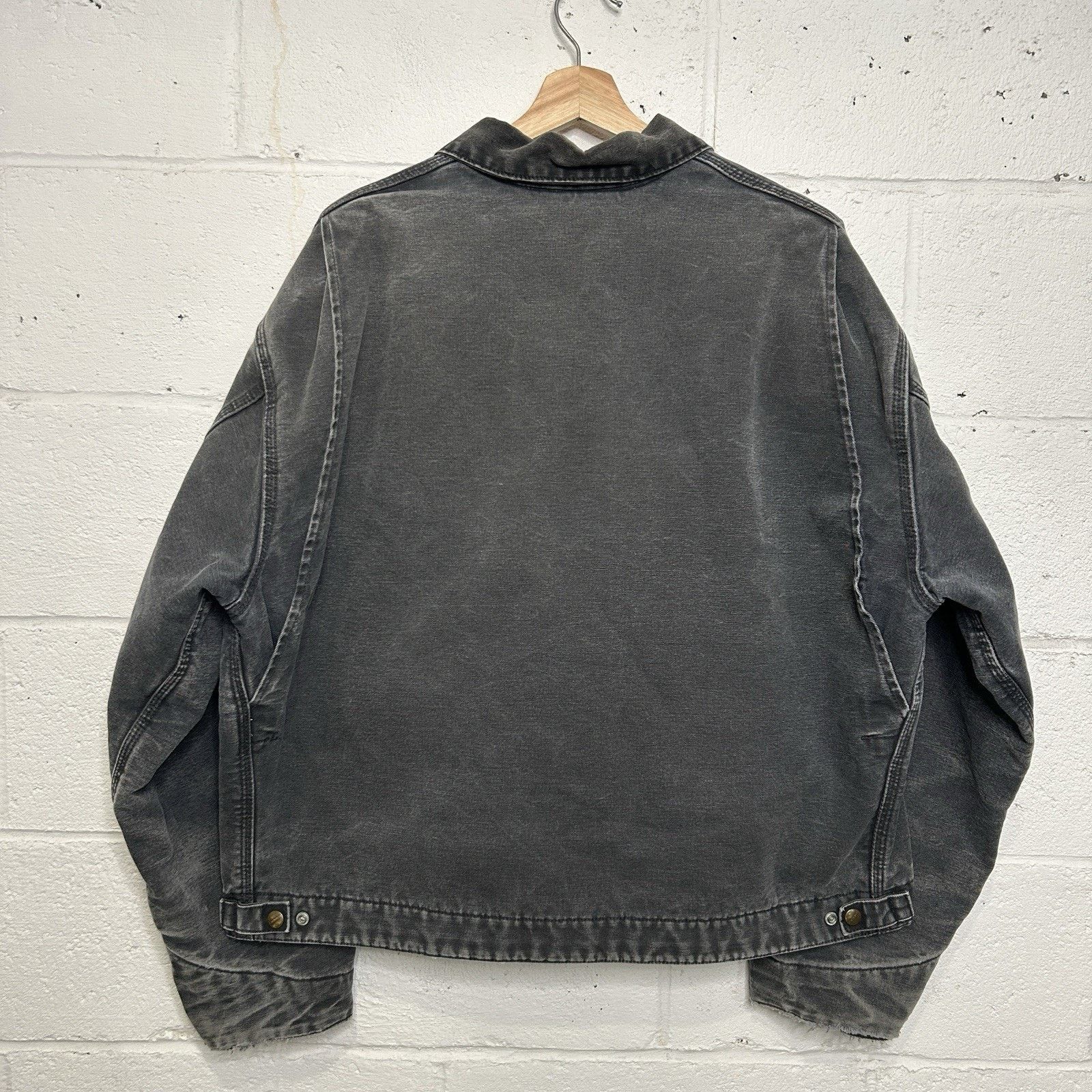 Carhartt Y2K Carhartt Blanket-Lined Detroit Jacket “Gravel/Grey” J97 Size US XXL / EU 58 / 5 - 2 Thumbnail