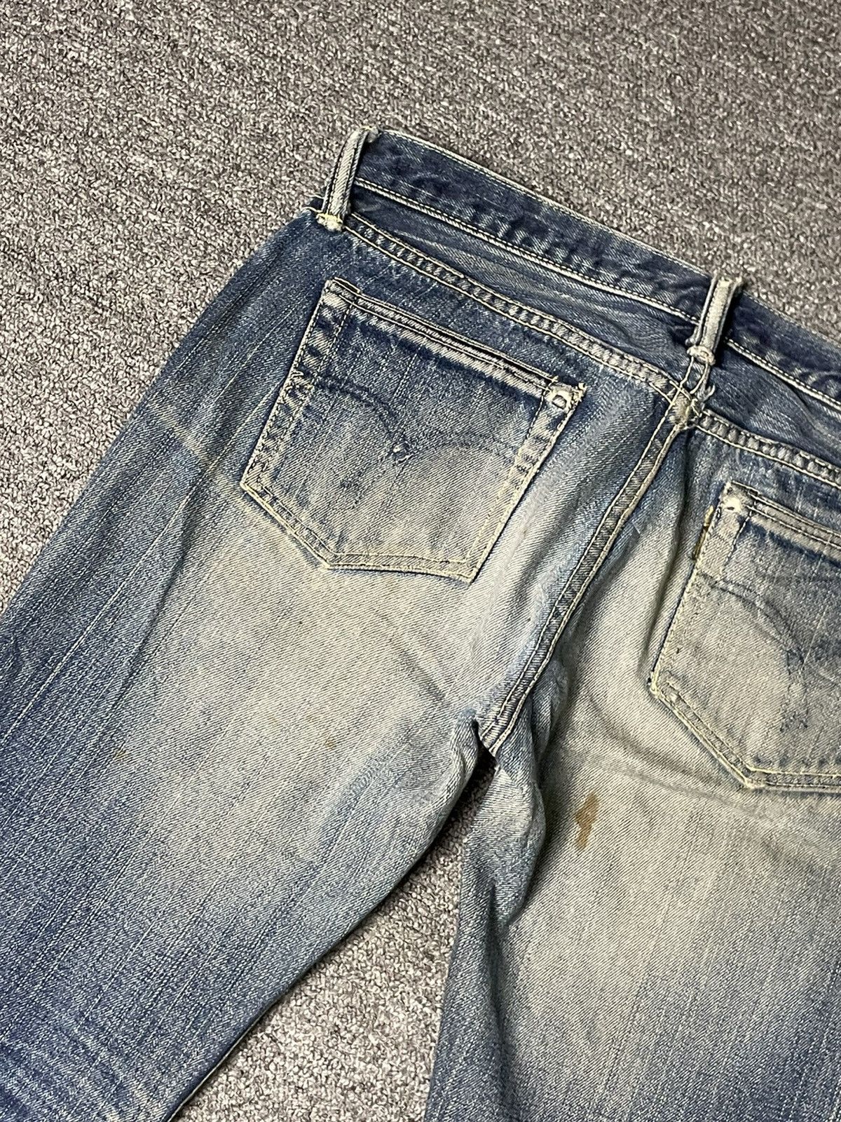 Vintage FLAT HEAD x BALDER JEANS Brand Ripped Jean (84) Size US 32 / EU 48 - 17 Thumbnail