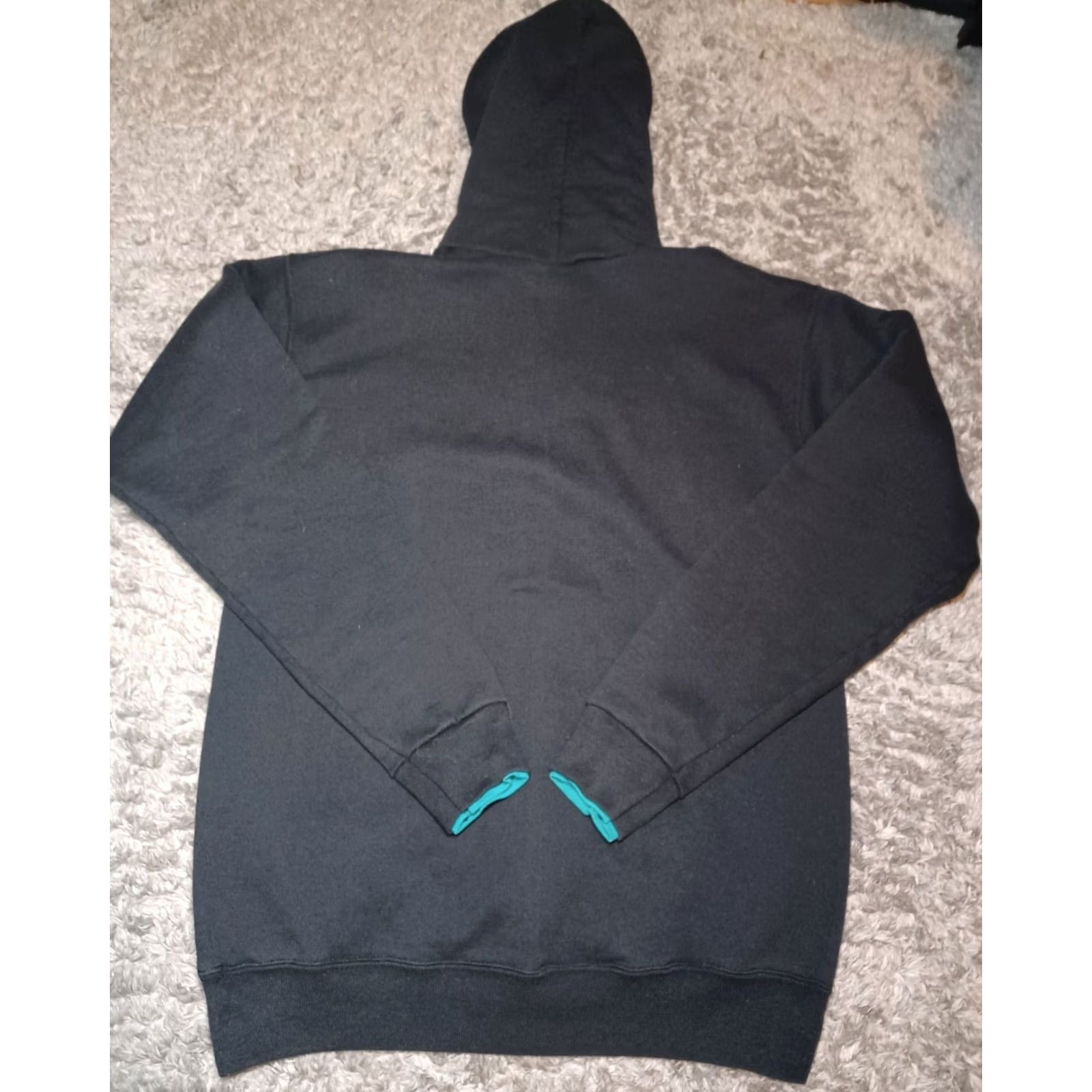 Salem Sportswear VINTAGE 90s 1994 SALEM SPORTSWEAR MIAMI DOLPHINS Hoodie Sweatshirt Large Black Logo Graphic Print Unisex Adults Long Sleeve Pullover Size US L / EU 52-54 / 3 - 4 Thumbnail