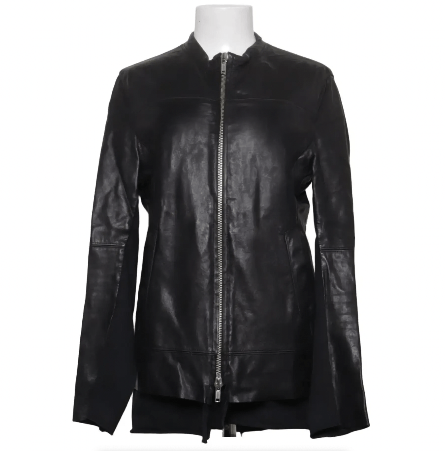 Nicolas & Mark Vulpinari Layered Leather Zip Jacket Size US M / EU 48-50 / 2 - 4 Thumbnail
