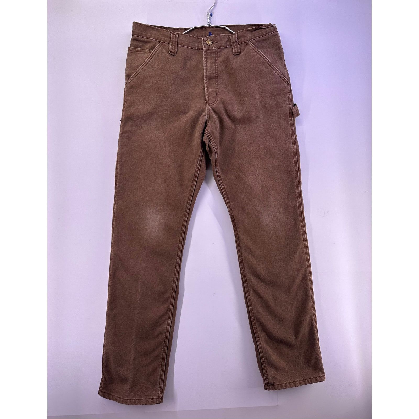 Wrangler Wrangler Rugged Wear Cargo Insulated Brown Jeans Size 33x34 Size US 33 - 1 Thumbnail