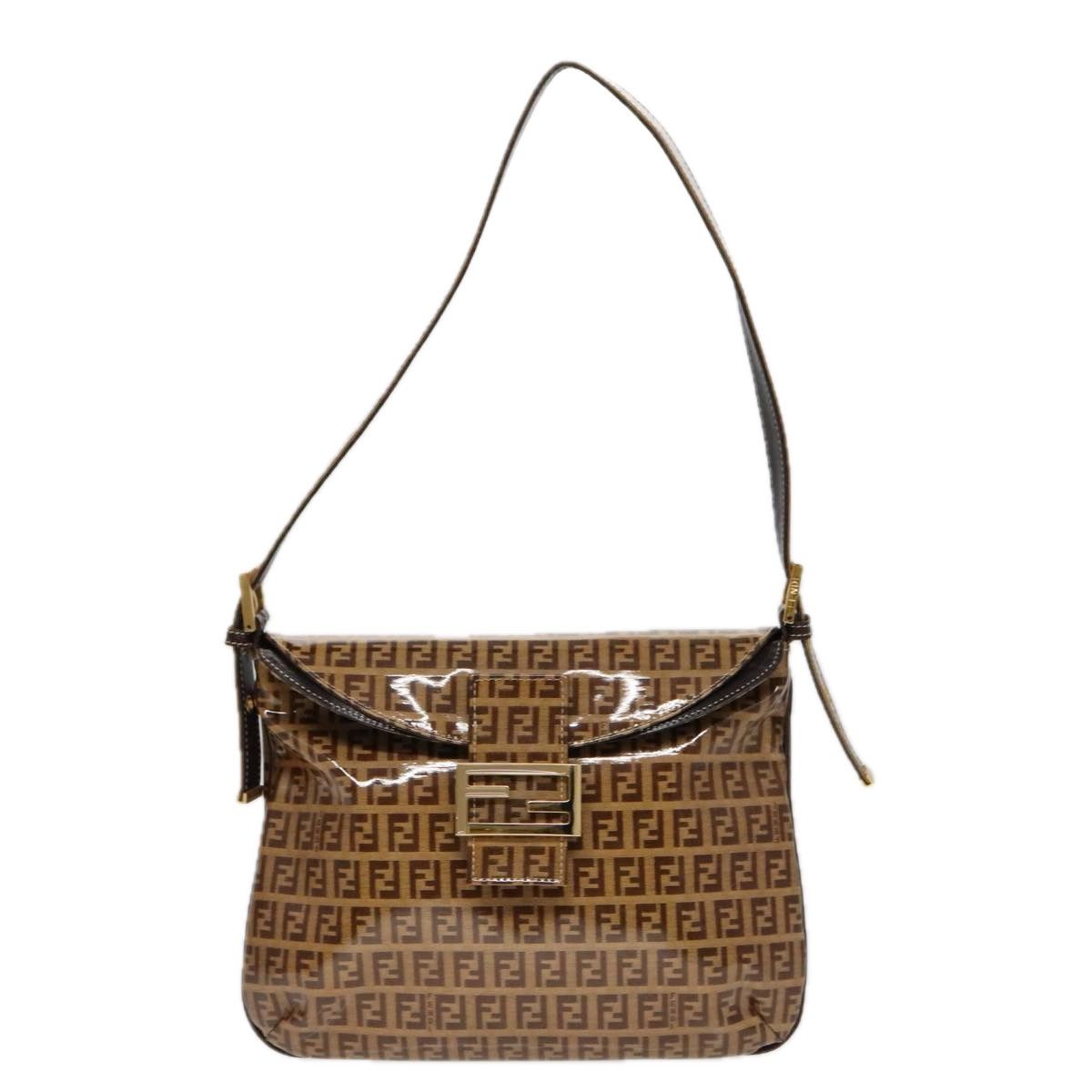 Fendi Baguette Brown Canvas Shoulder Bag (Pre-Owned) Size ONE SIZE - 1 Thumbnail