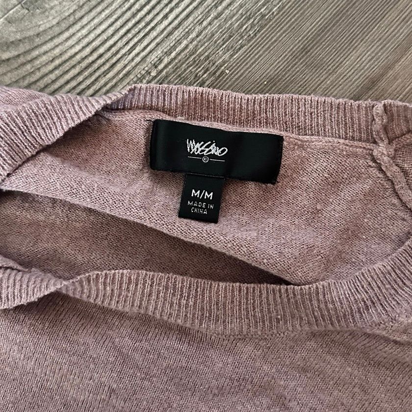 Mossimo mossimo purple pink long sleeve sweater Size M / US 6-8 / IT 42-44 - 3 Thumbnail