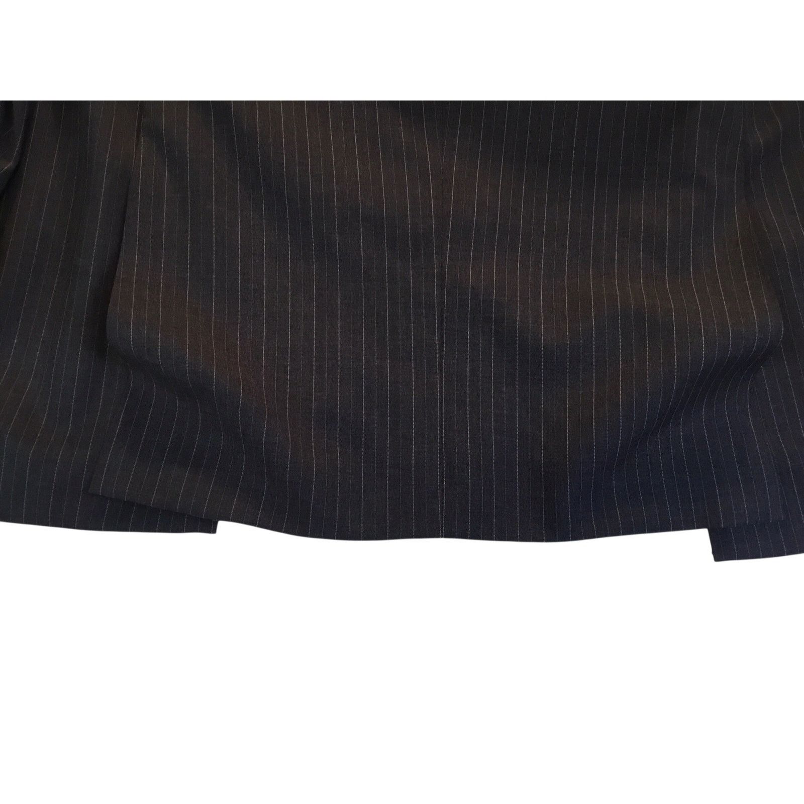 Canali Canali Navy Pinstripe Wool Suit Coat - Made in Italy Size 44R - 3 Thumbnail