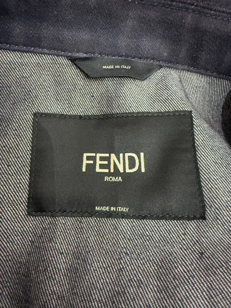 Fendi Fendi Navy Blue Work Jacket Size US M / EU 48-50 / 2 - 4 Thumbnail