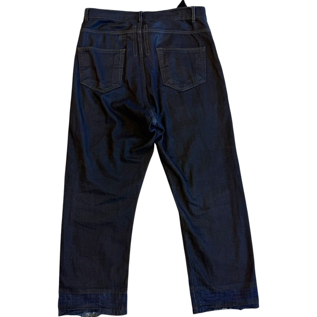 Rick Owens Rick Owens DRKSHDW Coated Cropped Denim Size US 31 - 2 Thumbnail