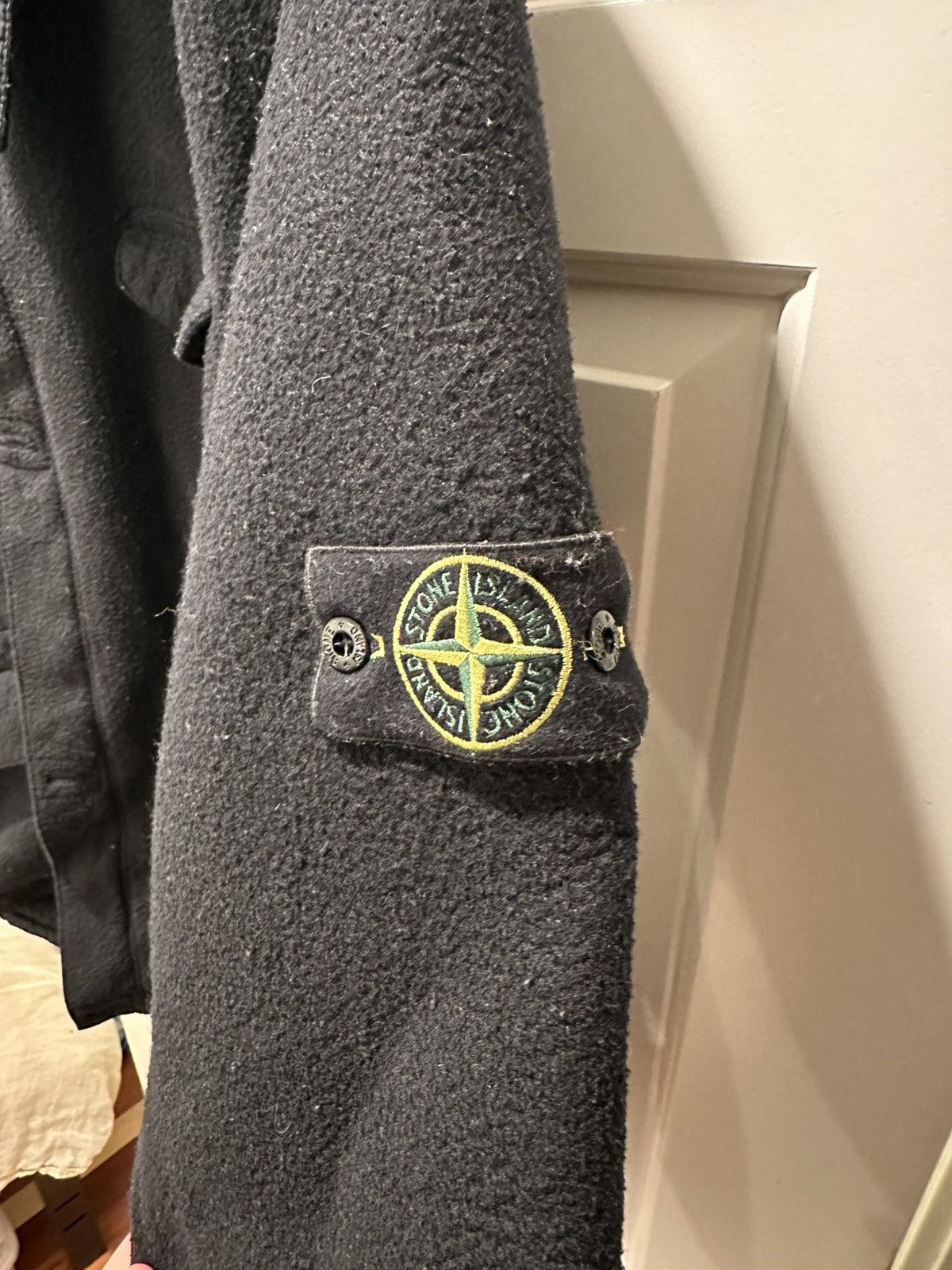 Stone Island Stone Island 2005 Black Felt Jacket Size US XXL / EU 58 / 5 - 3 Thumbnail