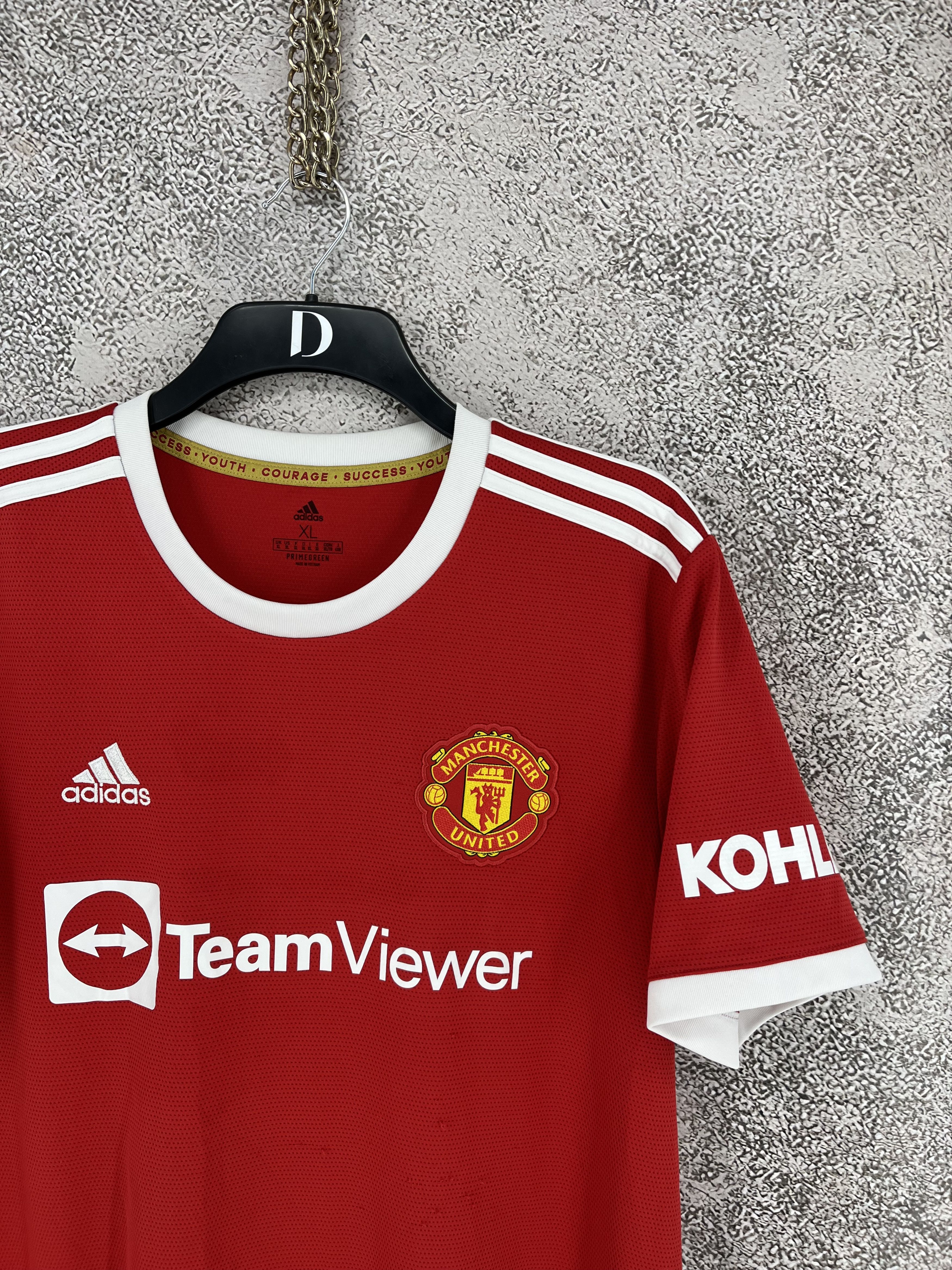 Adidas RARE Manchester United Adidas Home Football Soccer Jersey Size US XL / EU 56 / 4 - 5 Thumbnail