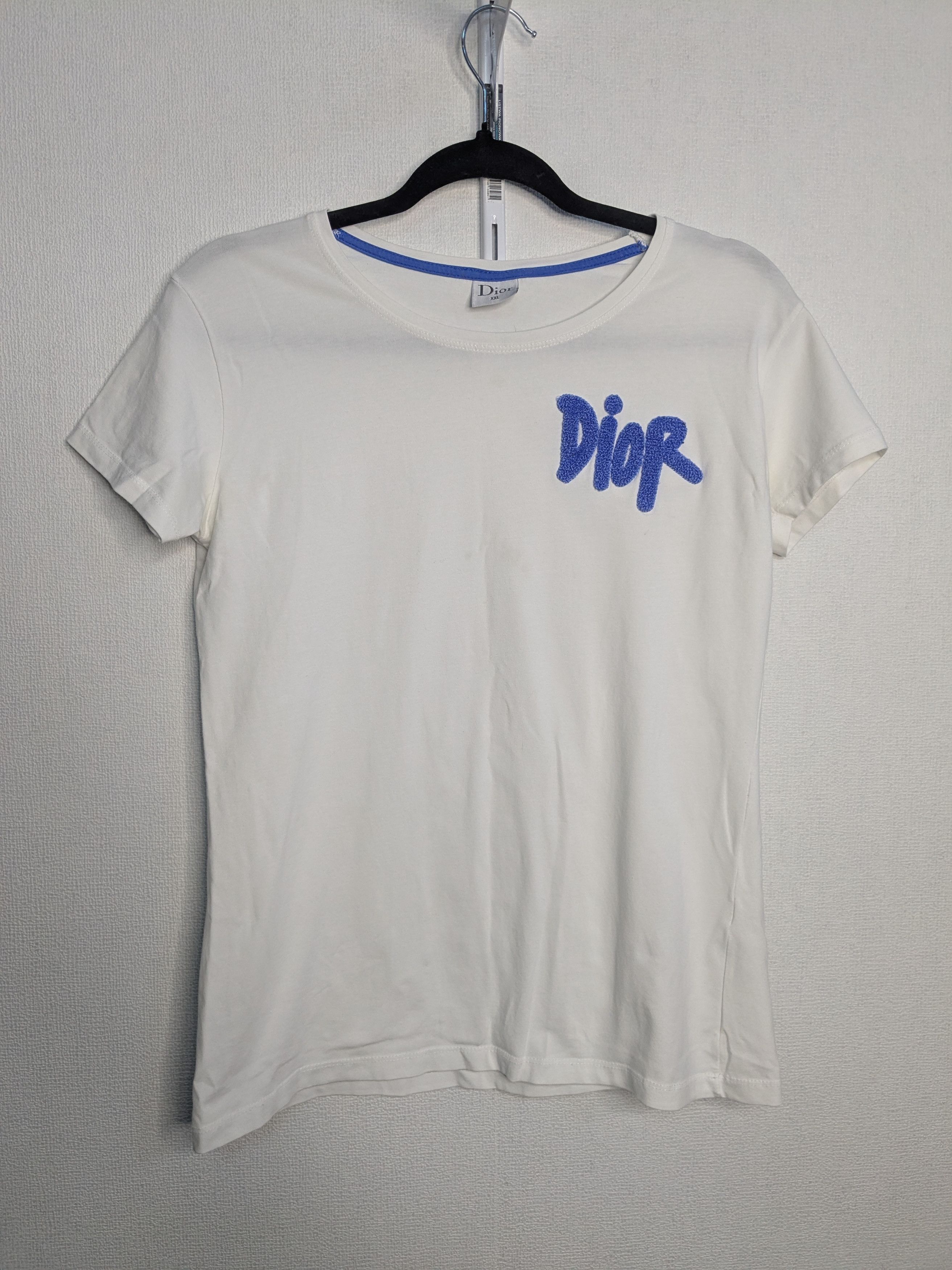 Dior Dior White Logo T-Shirt – Size XXL Size XXL / US 16-18 / IT 52-54 - 5 Thumbnail