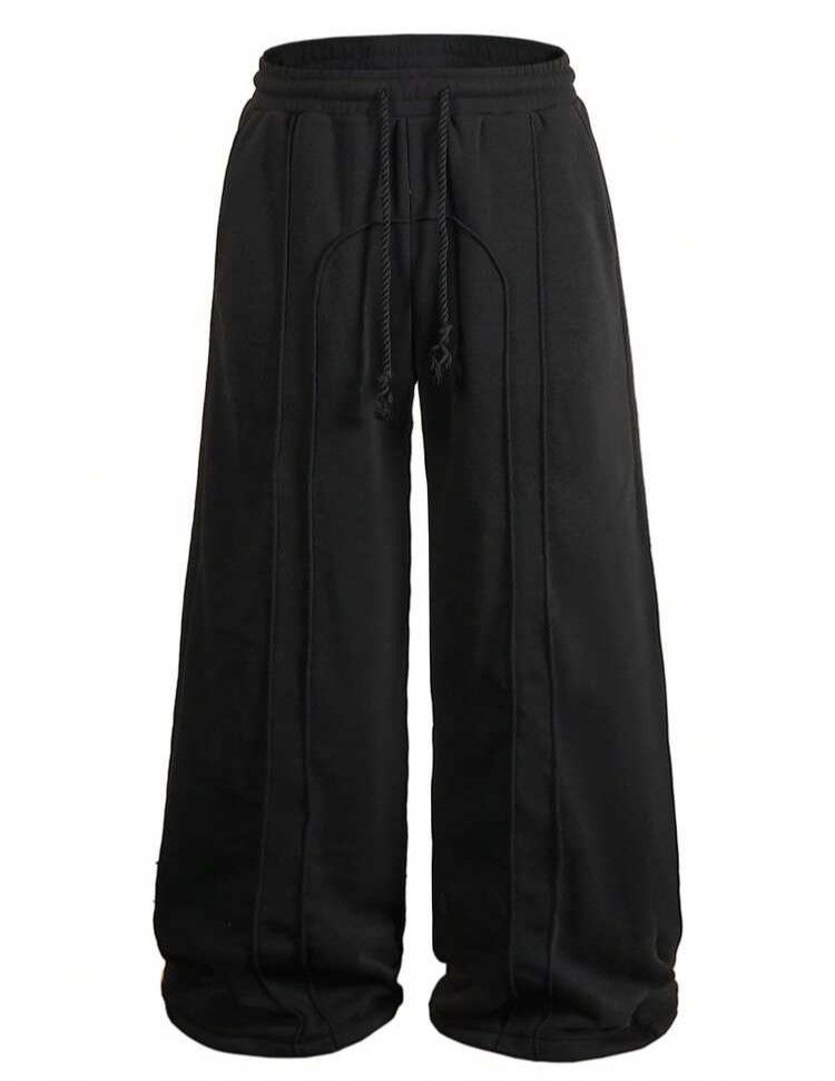 Japanese Brand Elastic Baggy Sweatpant Size US 29 - 4 Thumbnail