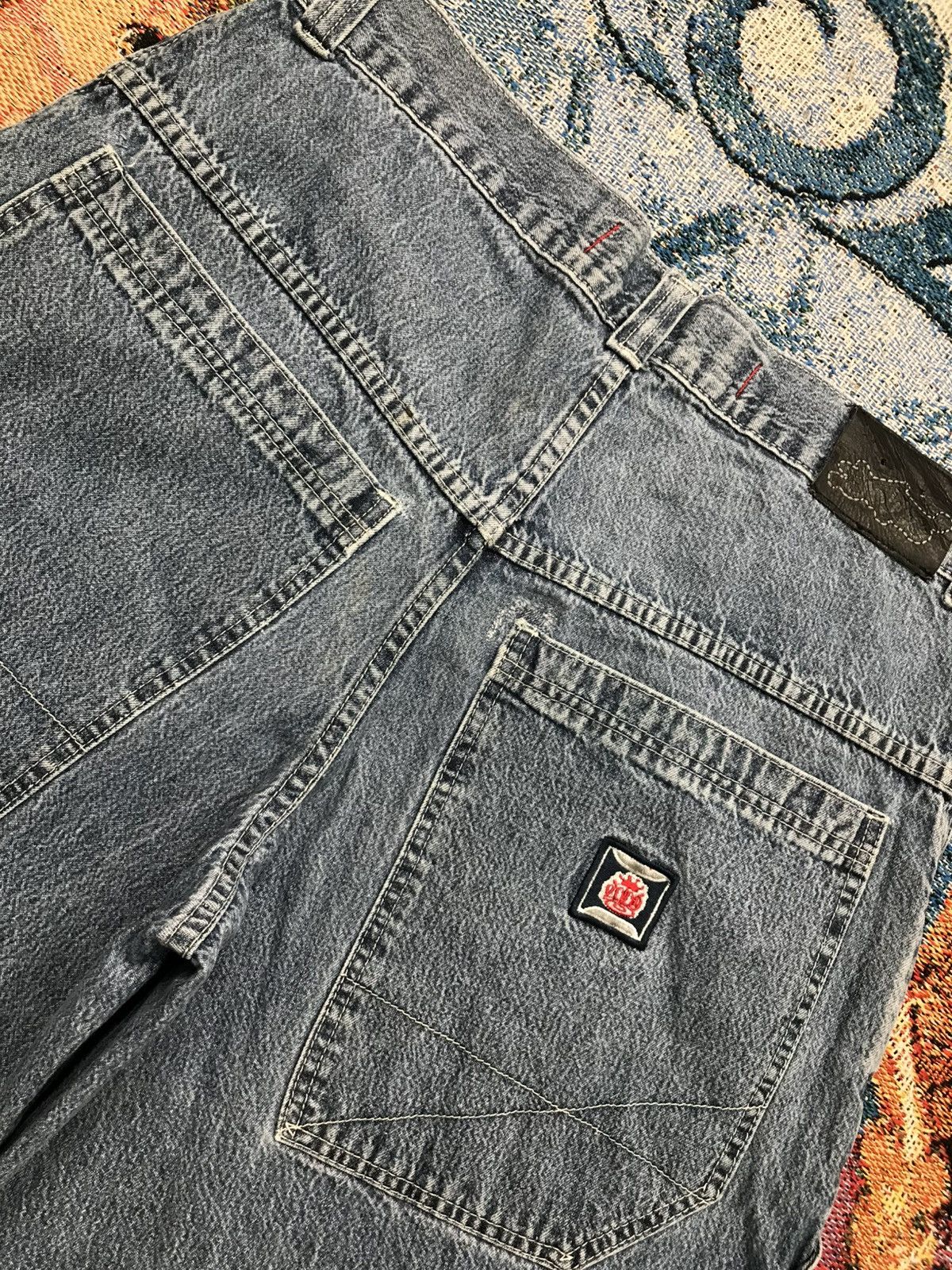JNCO Vintage junco big pocket graffiti Jort Size US 38 / EU 54 - 13 Thumbnail