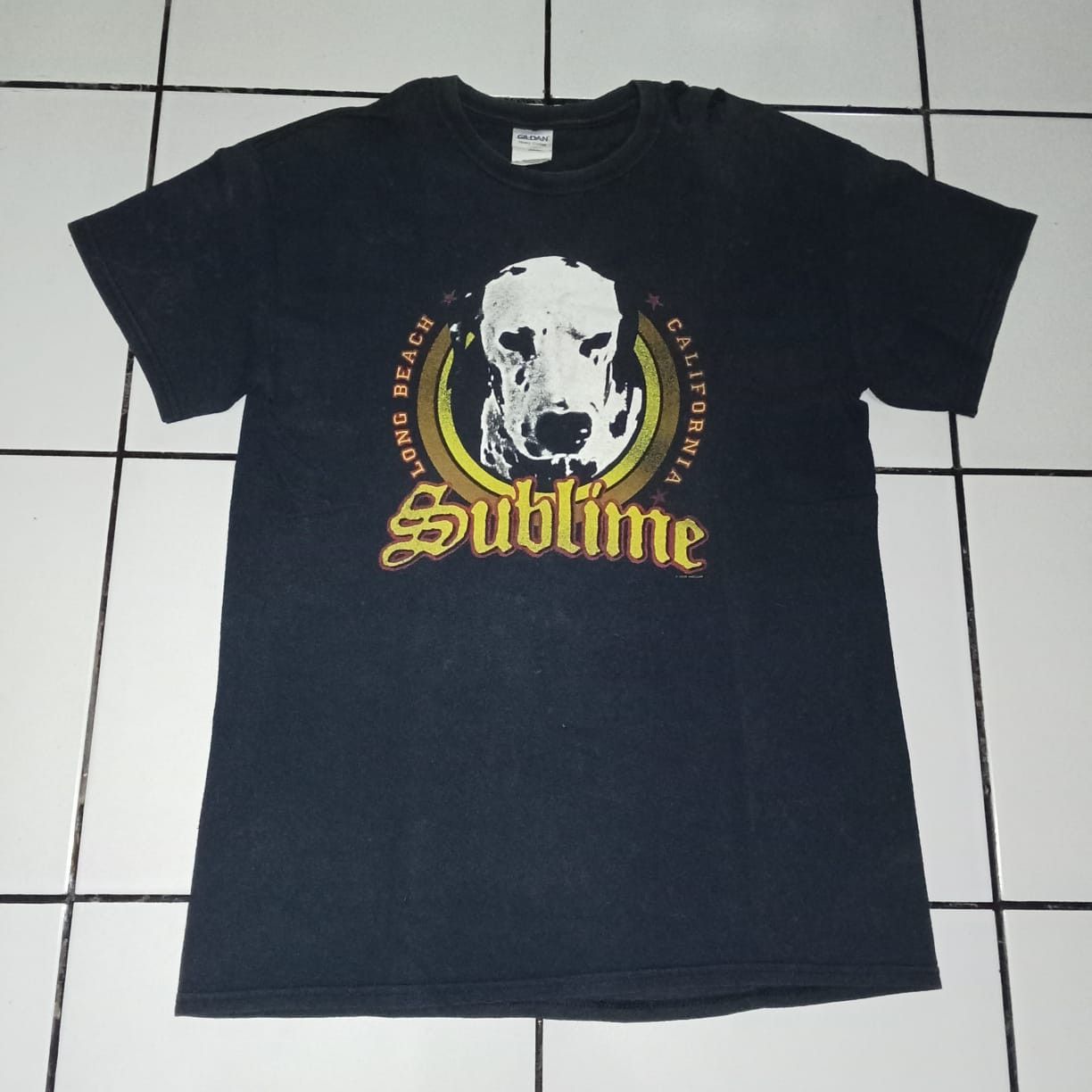 Sublime - dalmation lou dog long beach tshirt.