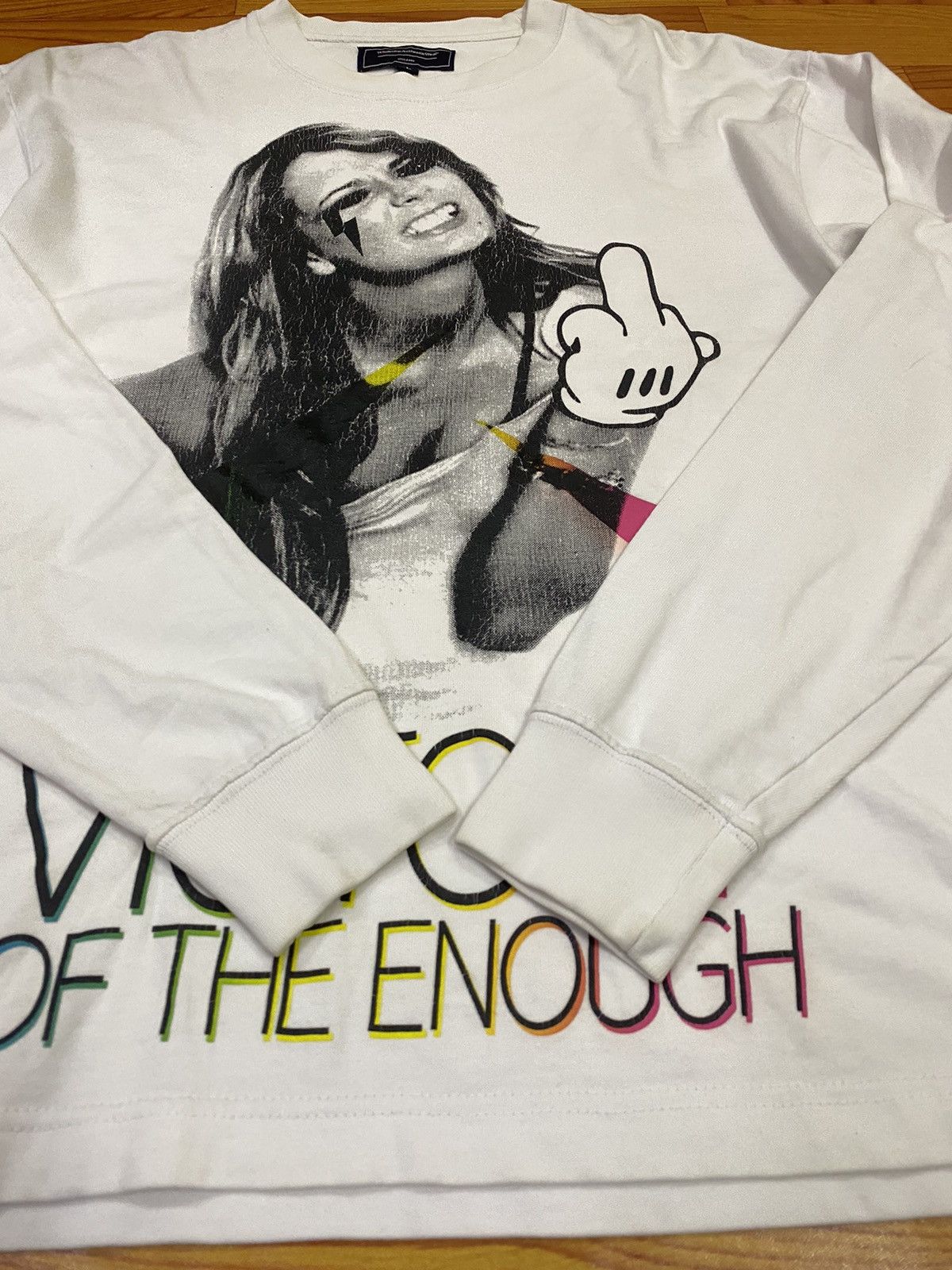 Japanese Brand Mickey Mouse x Britney Spears Parody Ranting Tee Size US M / EU 48-50 / 2 - 6 Thumbnail
