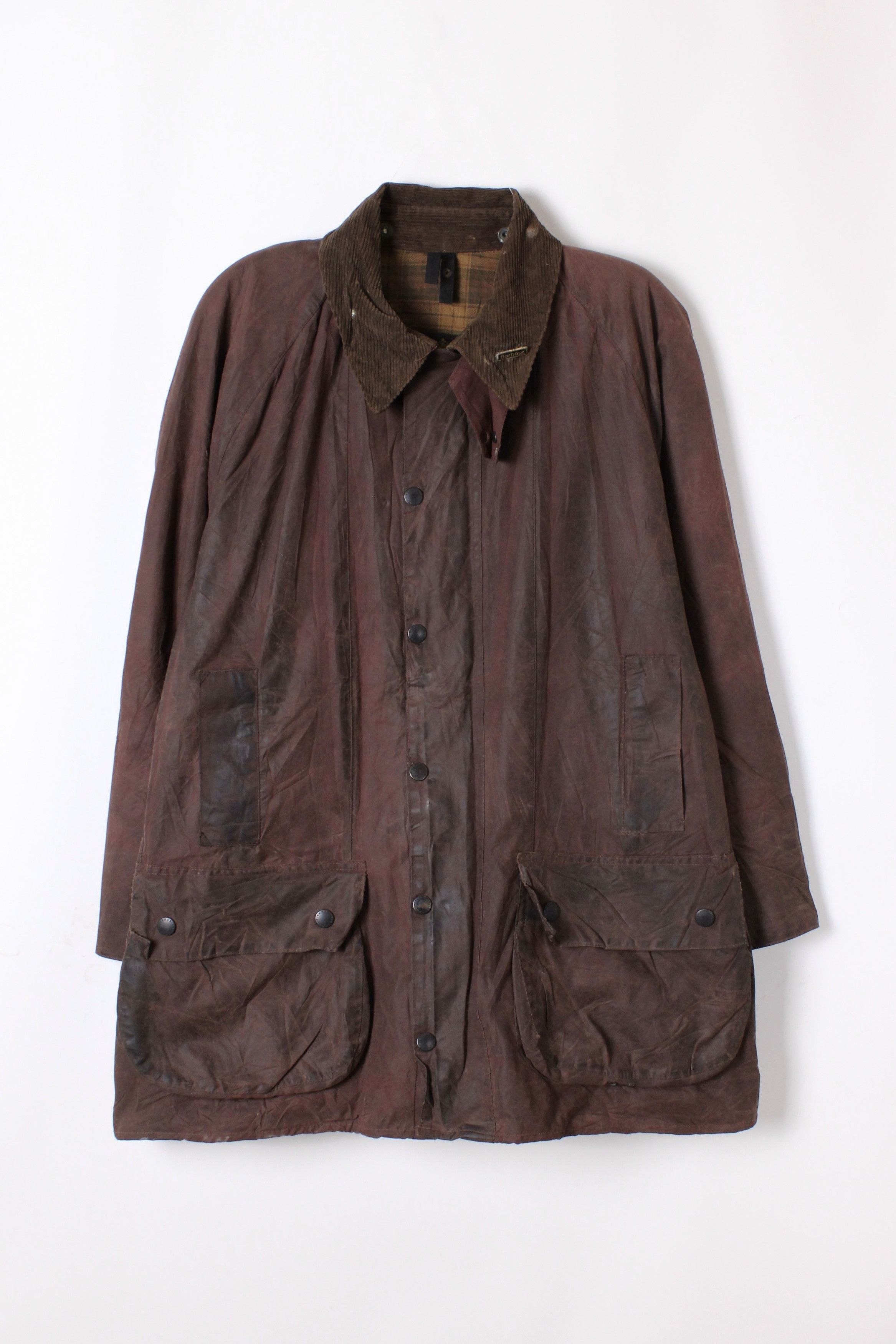 Barbour Barbour Bedale Waxed Jacket Rustic Brown C48 Large XL Size US XXL / EU 58 / 5 - 1 Thumbnail