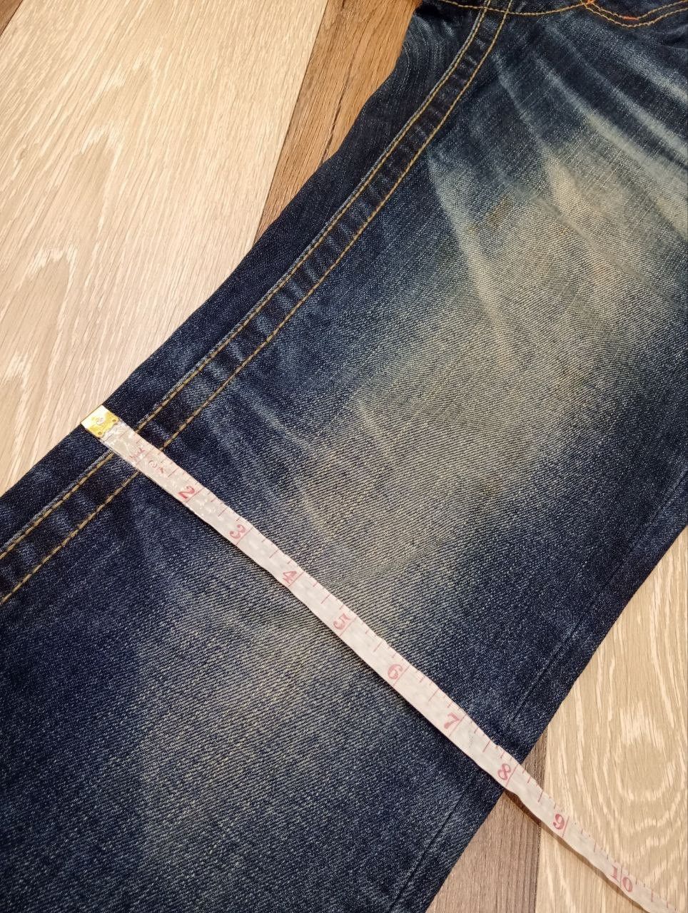 Japanese Brand LOLITA JEANS BLUE WASHED DENIM COTTON LEATHER POCKET PANTS Size US 28 / EU 44 - 19 Thumbnail