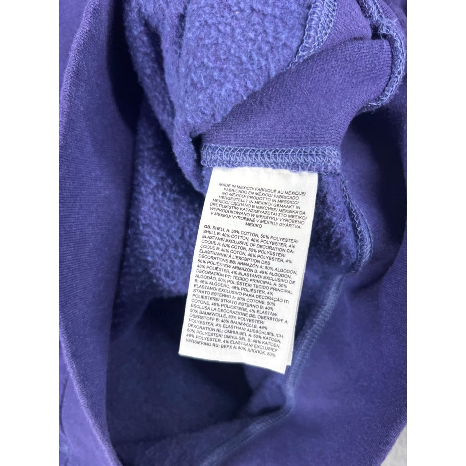 The North Face The North Face Sweater Womens Large Purple Long Sleeve Cotton Blend Jersey READ Size L / US 10 / IT 46 - 7 Thumbnail