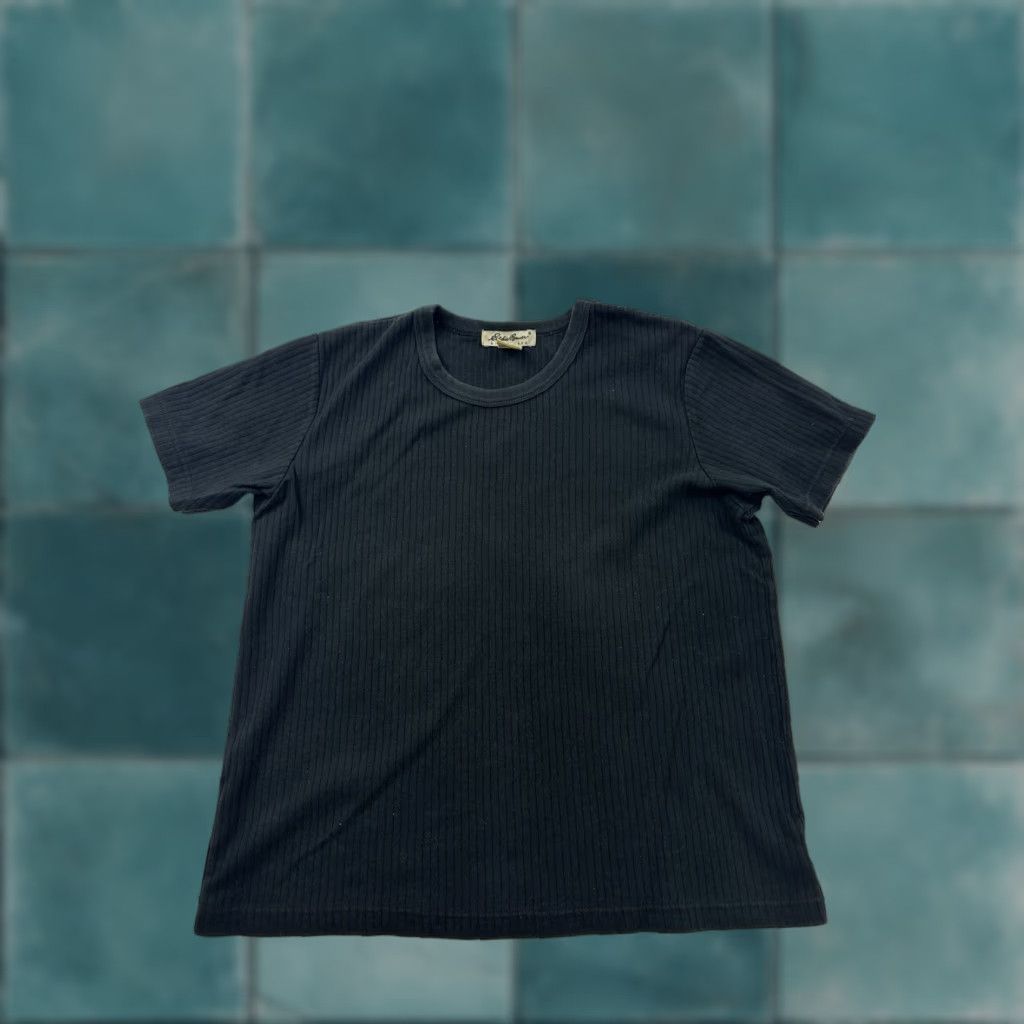Eddie Bauer VINTAGE Eddie Bauer Shirt Women’s Medium Black Cotton Casual Short Sleeve T-Shirt Size M / US 6-8 / IT 42-44 - 1 Thumbnail