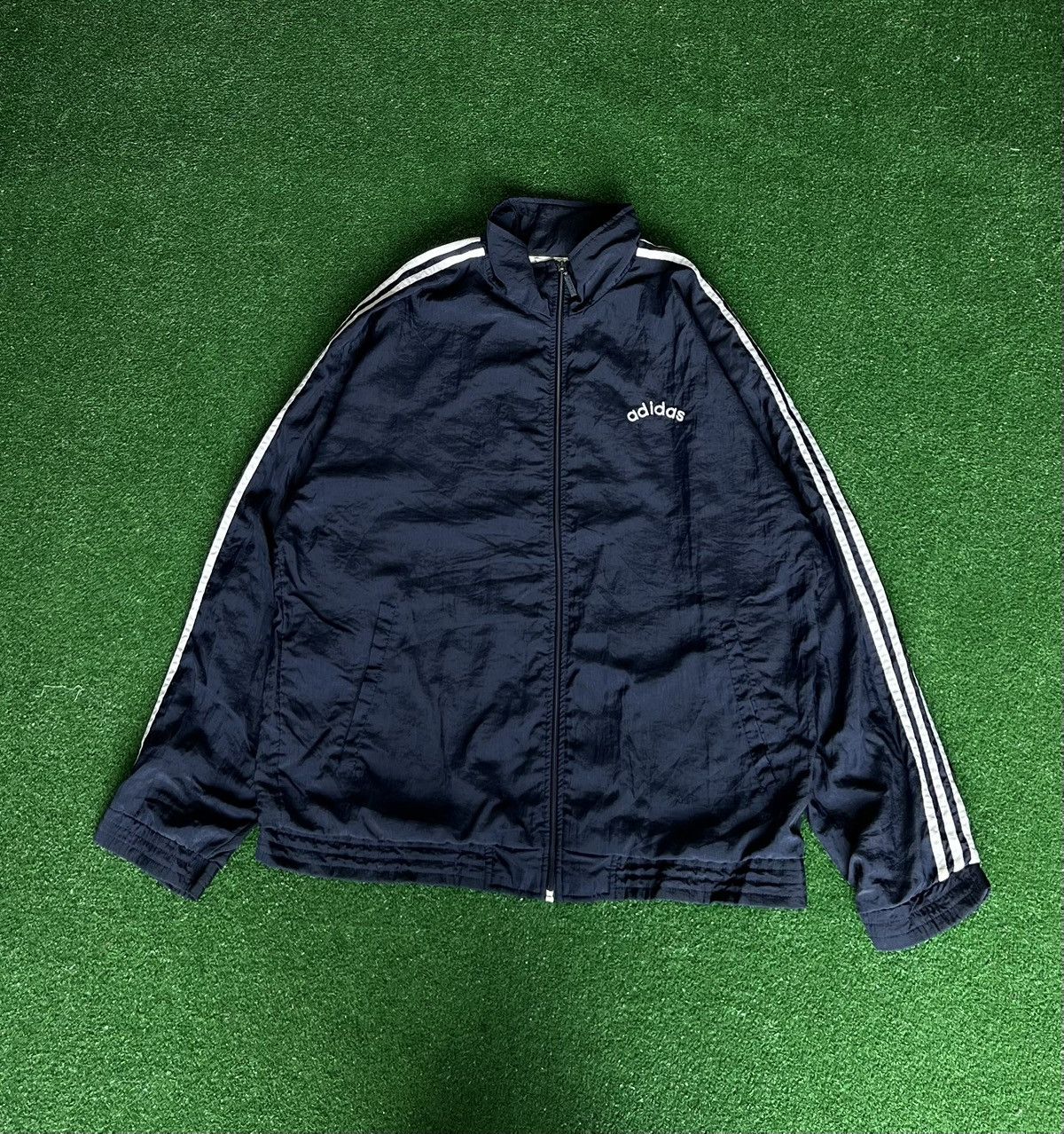 Adidas Vintage Adidas Windbreaker Jacket Size US XL / EU 56 / 4 - 1 Thumbnail