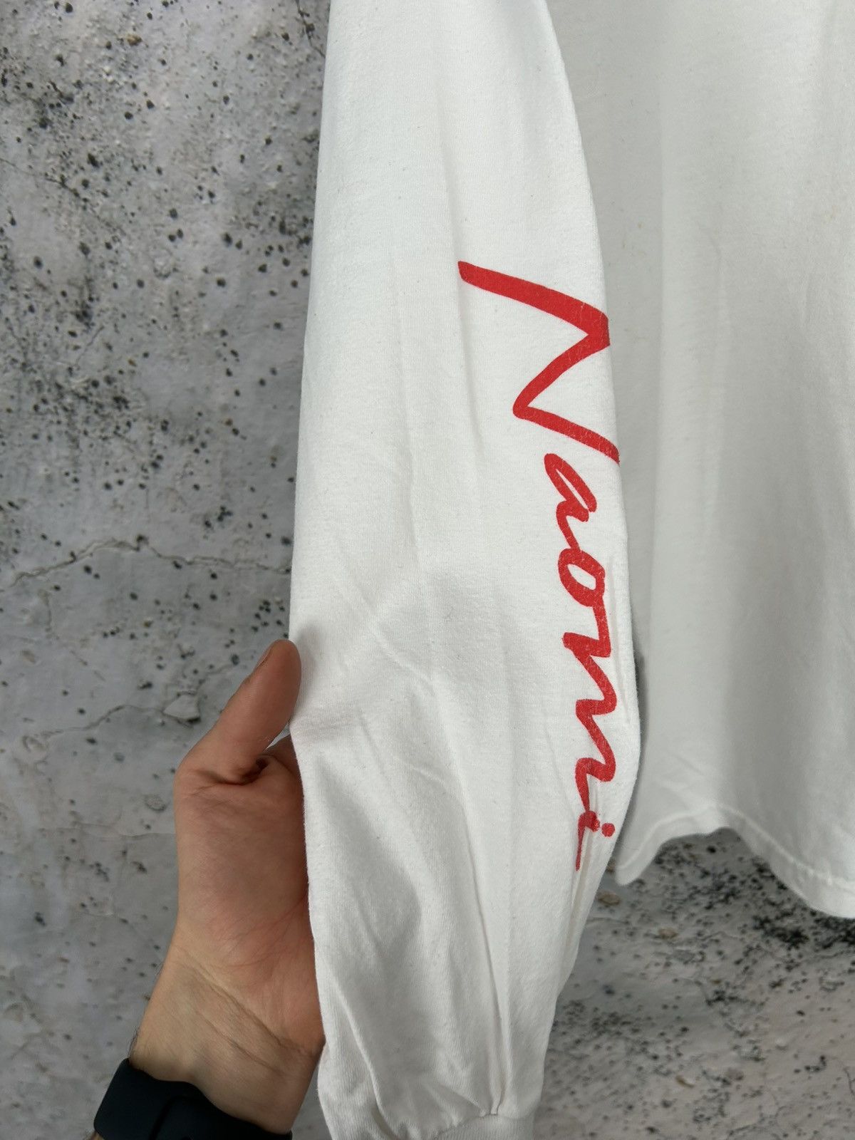 Vintage Vintage Naomi Smalls Graphic Longsleeve Avant Garde Hype Size US M / EU 48-50 / 2 - 5 Thumbnail