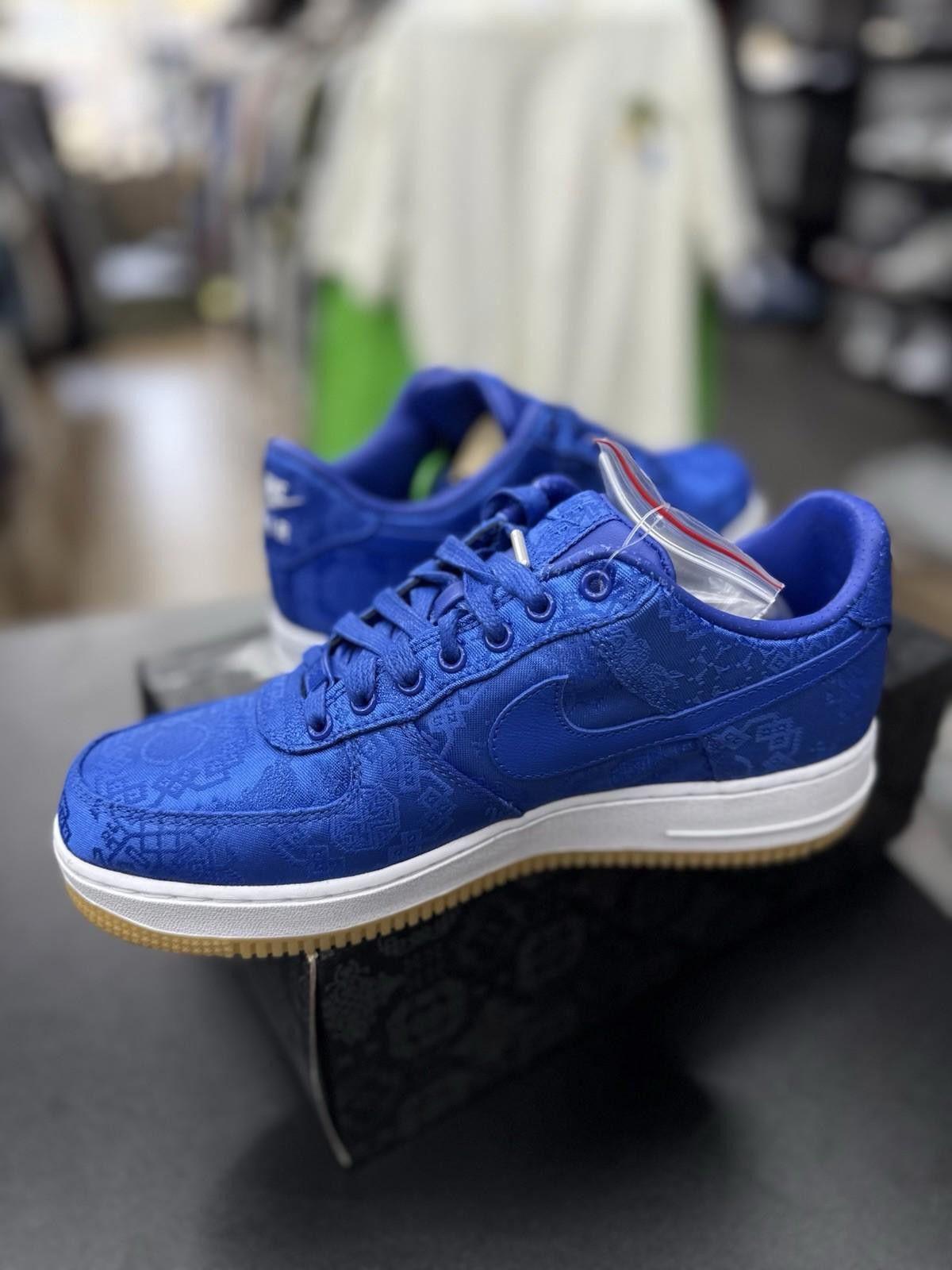 Nike Nike Air Force 1 Low CLOT Blue Size 8 Tear Away Silk NEW Size US 8 / EU 41 - 8 Thumbnail