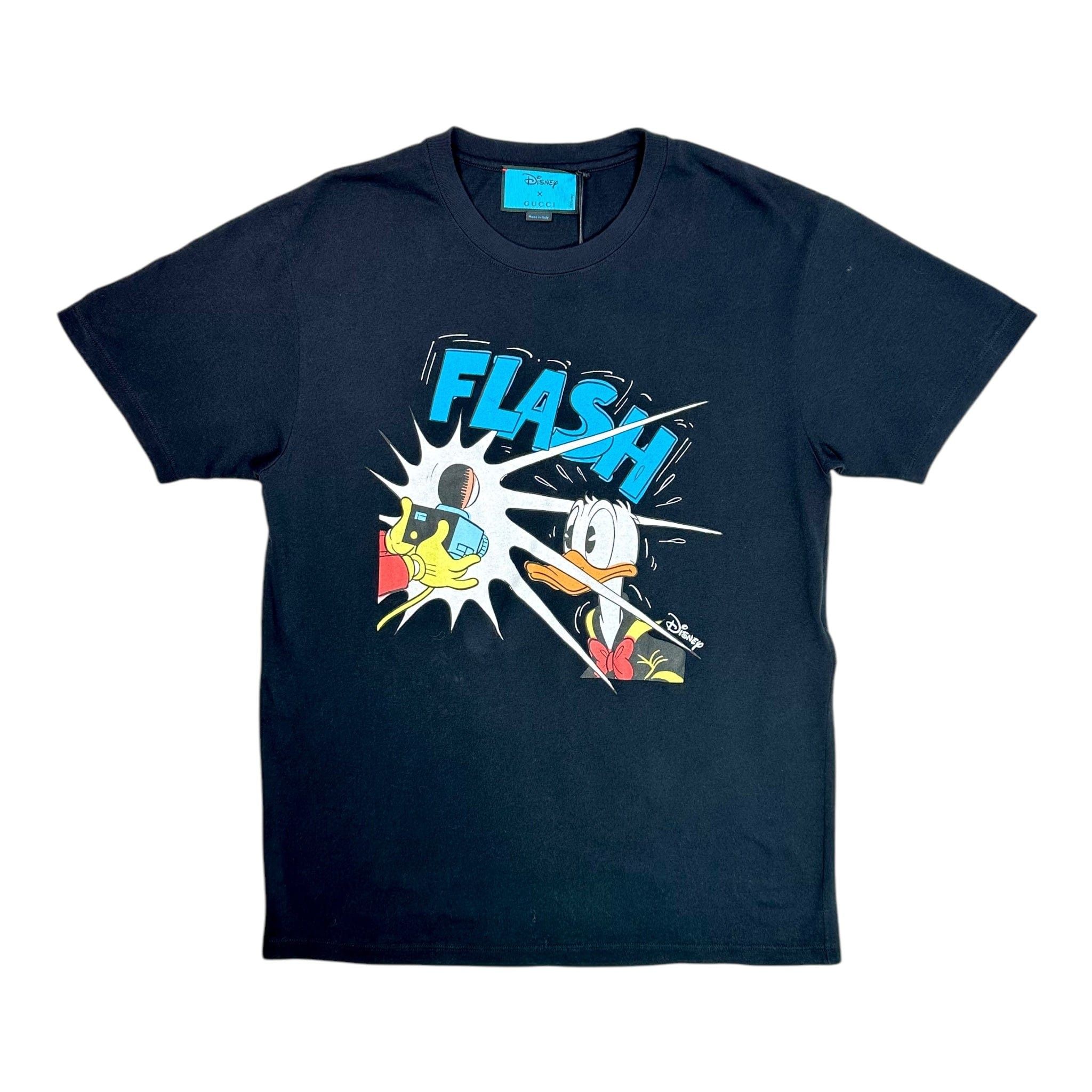 Gucci x Disney Donald Duck Flash Short Sleeve Tee Shirt Black Size US S / EU 44-46 / 1 - 1 Thumbnail