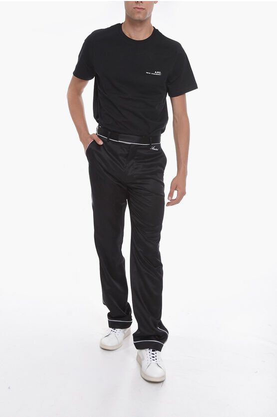 Amiri o1y0525 Logo Casual Pant in Black Size US 36 / EU 52 - 4 Thumbnail
