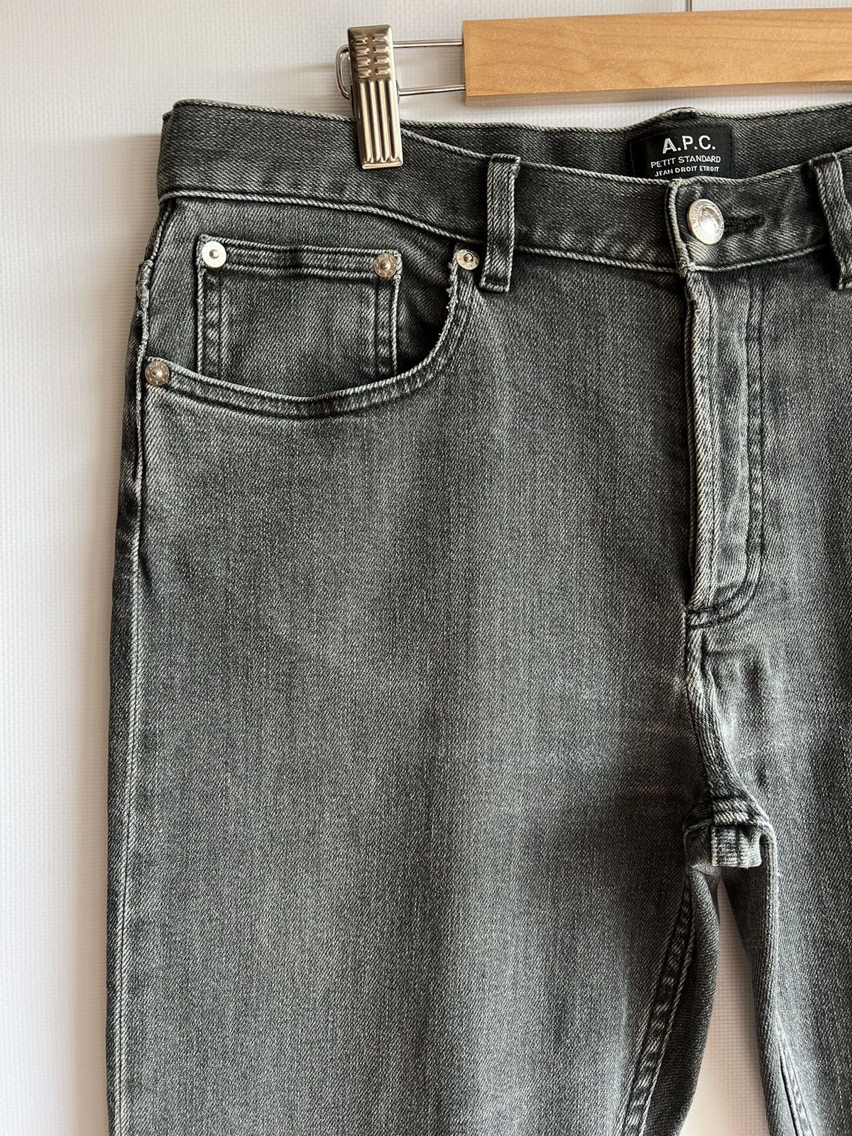 Petit Standard Jean Droit Etroit Grey Jeans