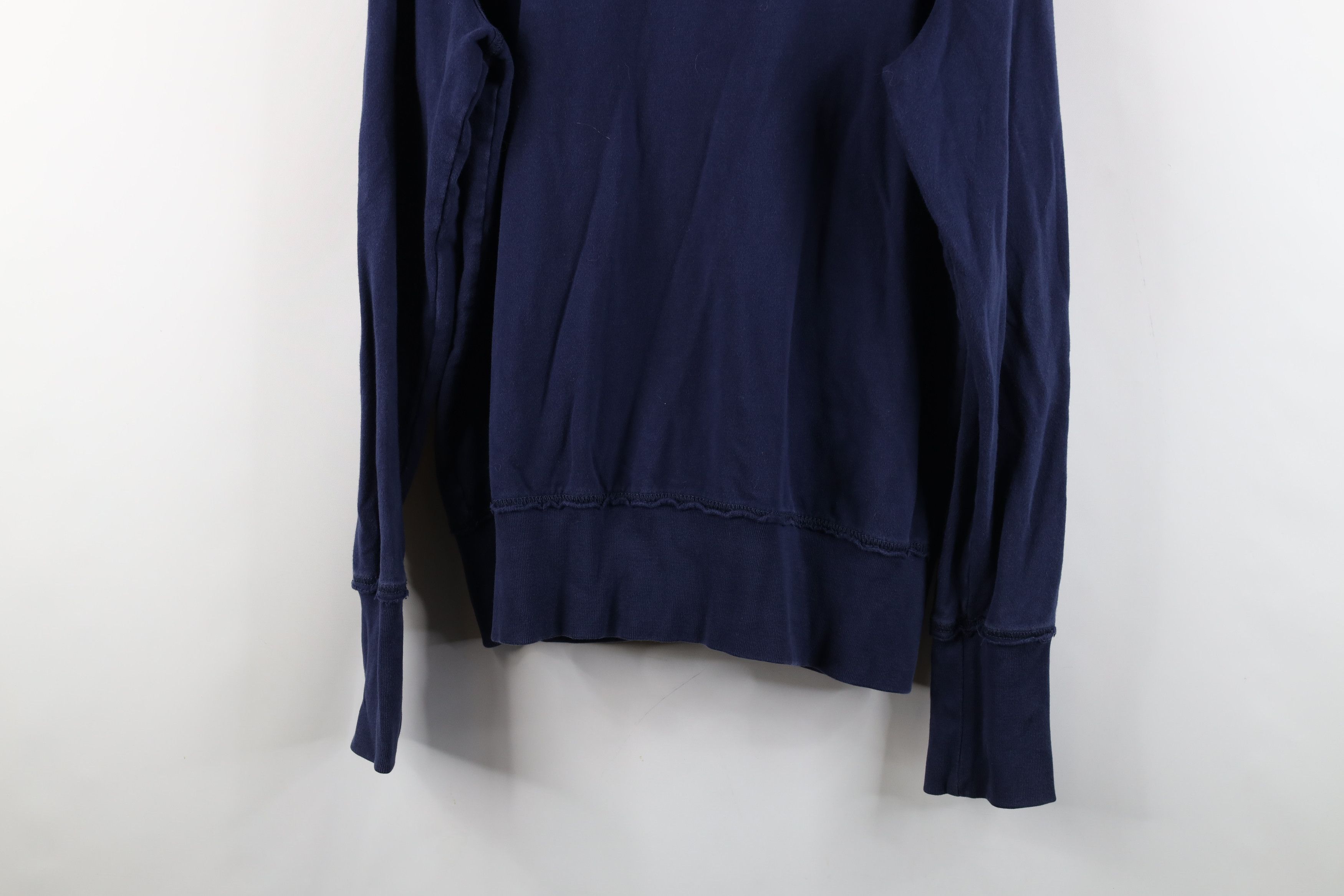 Polo Ralph Lauren × Vintage Vintage 90s Ralph Lauren Out USA Flag Full Zip Hoodie Blue Size XL / US 12-14 / IT 48-50 - 14 Thumbnail