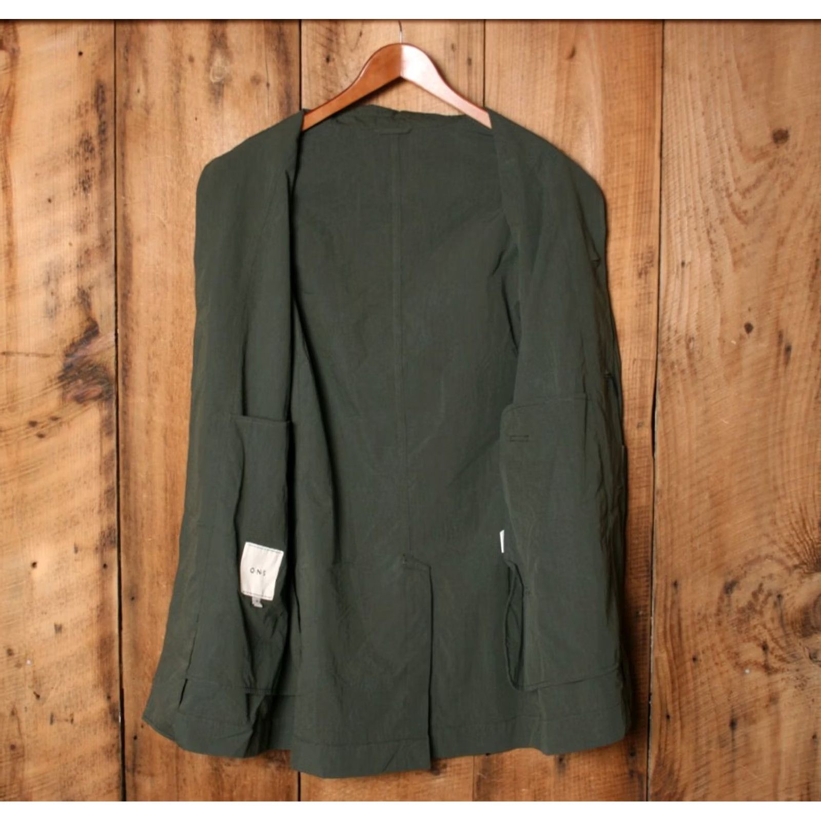 Olive VINTAGE O.N.S. Marion Trench Coat Mens M Dark Olive Cotton/Nylon Blend Green Oak Keywords Coat, Trench, Marion, O.N.S. Mens M Size US M / EU 48-50 / 2 - 7 Thumbnail