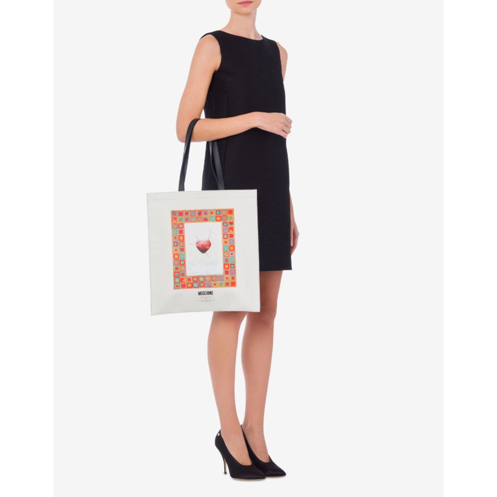 Moschino SS24 Moschino Couture Heart of Wool 1989 Framed Heart Tote Size ONE SIZE - 4 Thumbnail