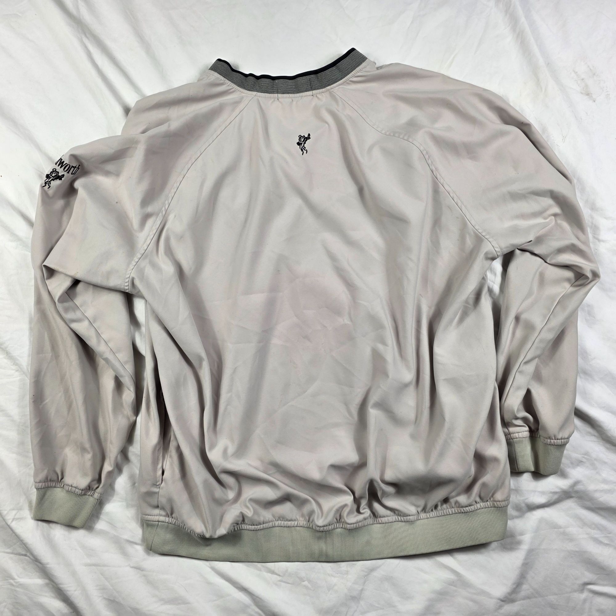 Ashworth Ashworth Golf Pullover Jacket Mens XL Beige Windbreaker Rain Size US XL / EU 56 / 4 - 2 Thumbnail
