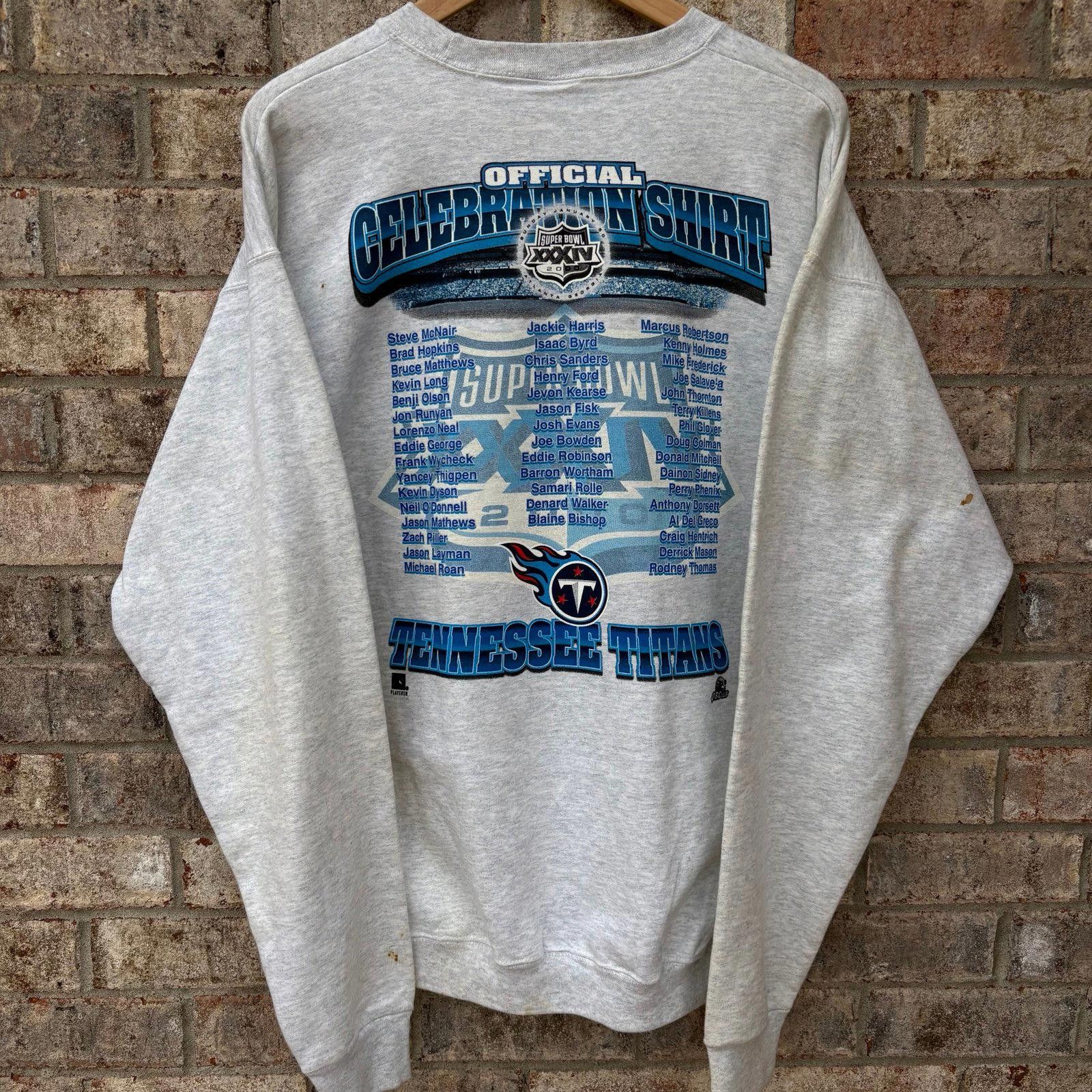 Fruit Of The Loom Vintage Tennessee Titans SB caricature sweatshirt Size US XL / EU 56 / 4 - 2 Thumbnail