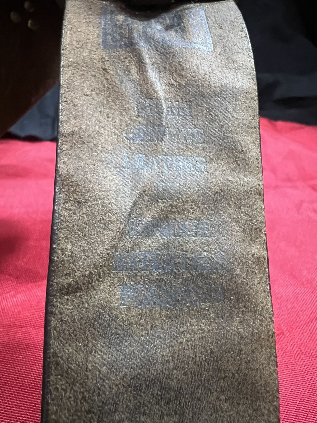 Faded Glory Faded glory bunker belt cowboy suede leahter brown Size ONE SIZE - 4 Thumbnail