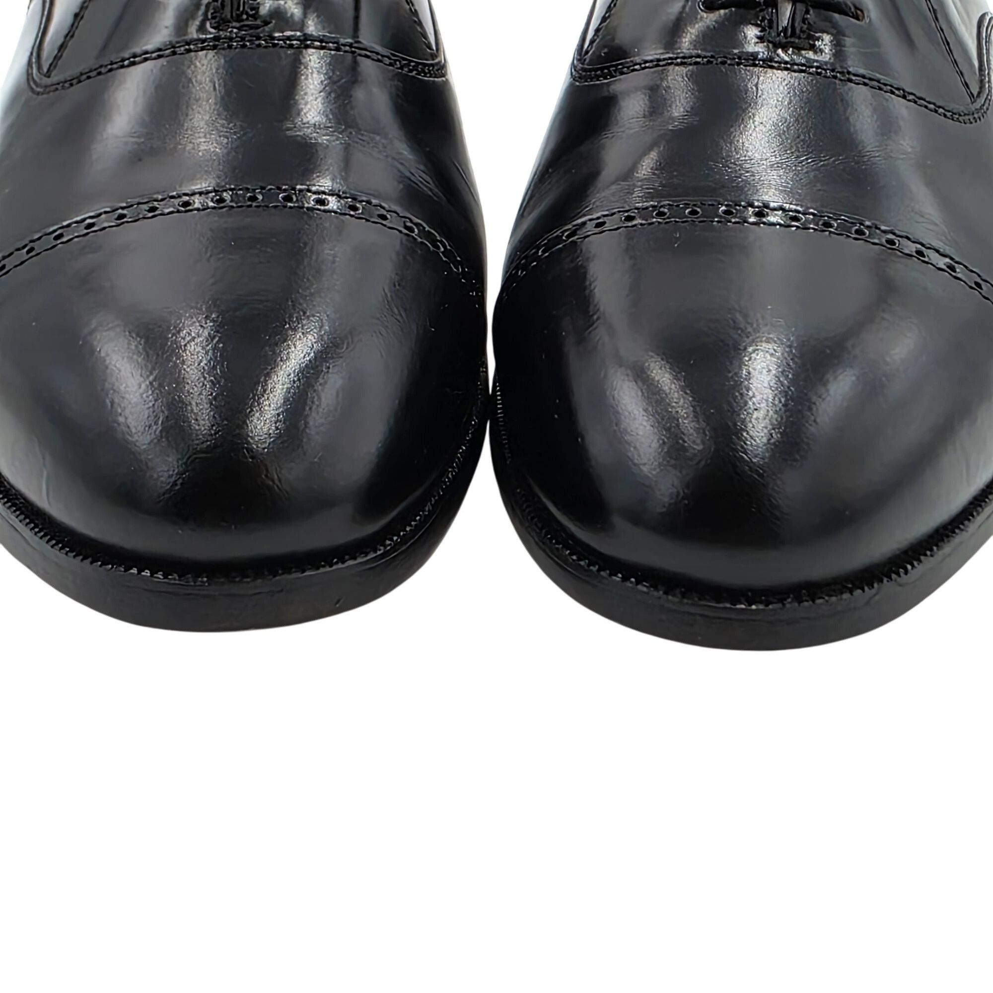 Bostonian NEW Old Stock Bostonian USA Classic Black Leather Dress Shoe Size US 9 / EU 42 - 9 Thumbnail