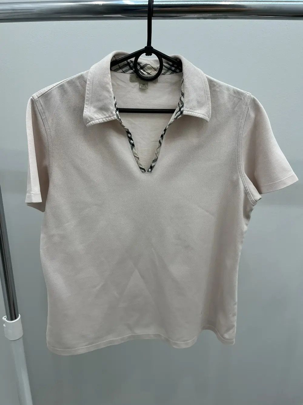Burberry Burberry London Nova Check Pink Cotton Polo Shirt Size XL / US 12-14 / IT 48-50 - 1 Thumbnail