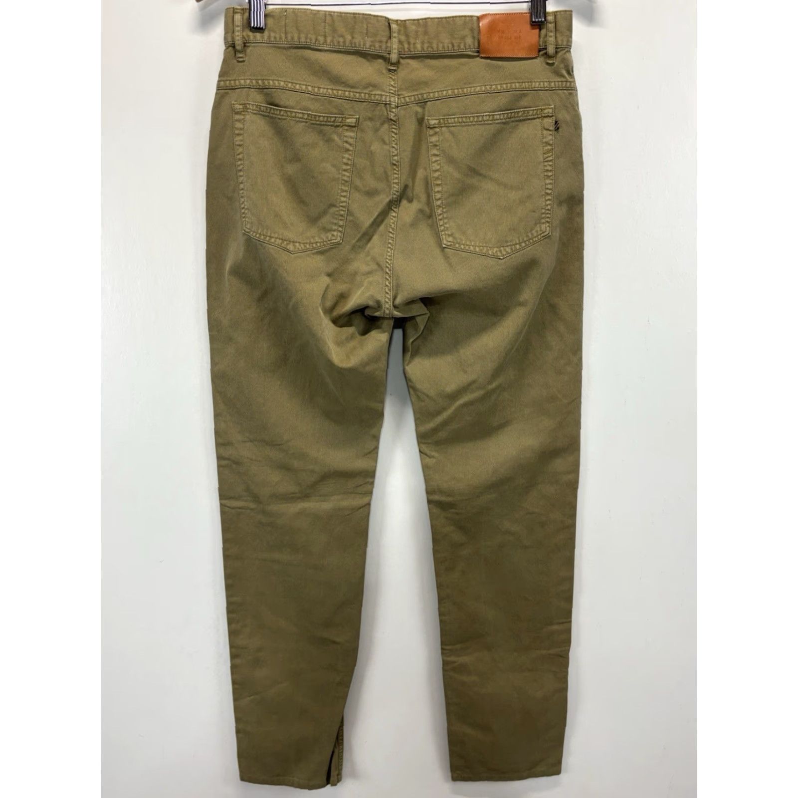 Billy Reid Billy Reid 5 Pocket Pants Mens 31 x 31 Brown Slim 100% Pima Cotton Textured Chino Straight Flat Front Denim? (Wait) Size US 31 - 3 Thumbnail