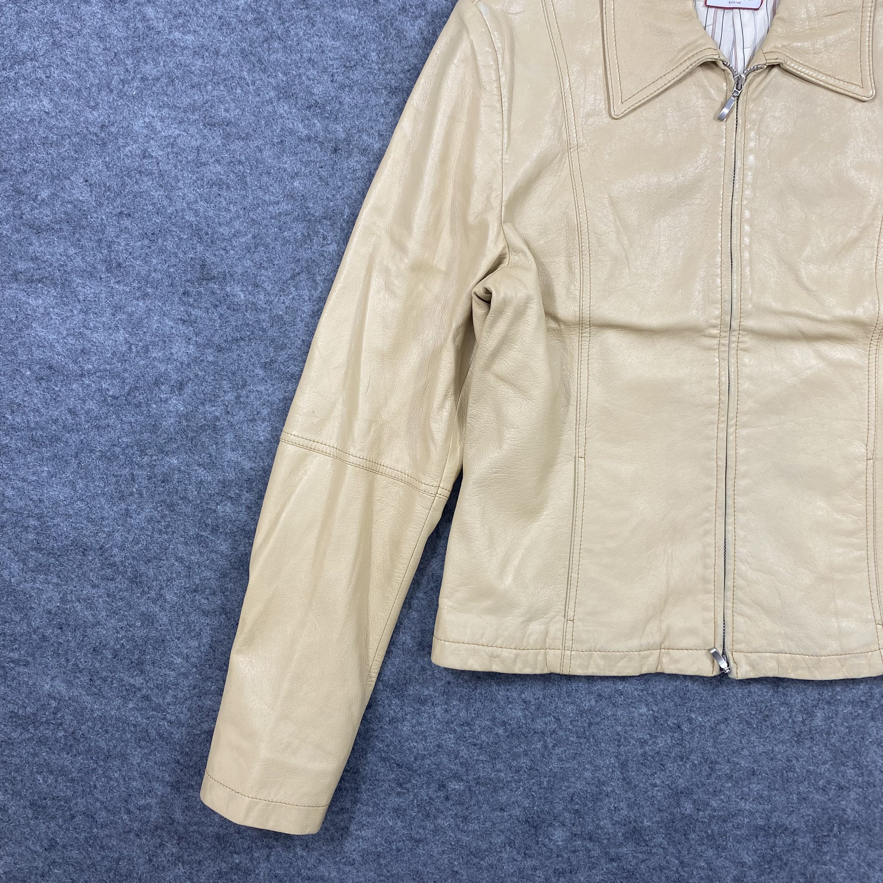 Branded Leather VINTAGE MAX AND CO. LEATHER JACKET-J639 Size US S / EU 44-46 / 1 - 4 Thumbnail