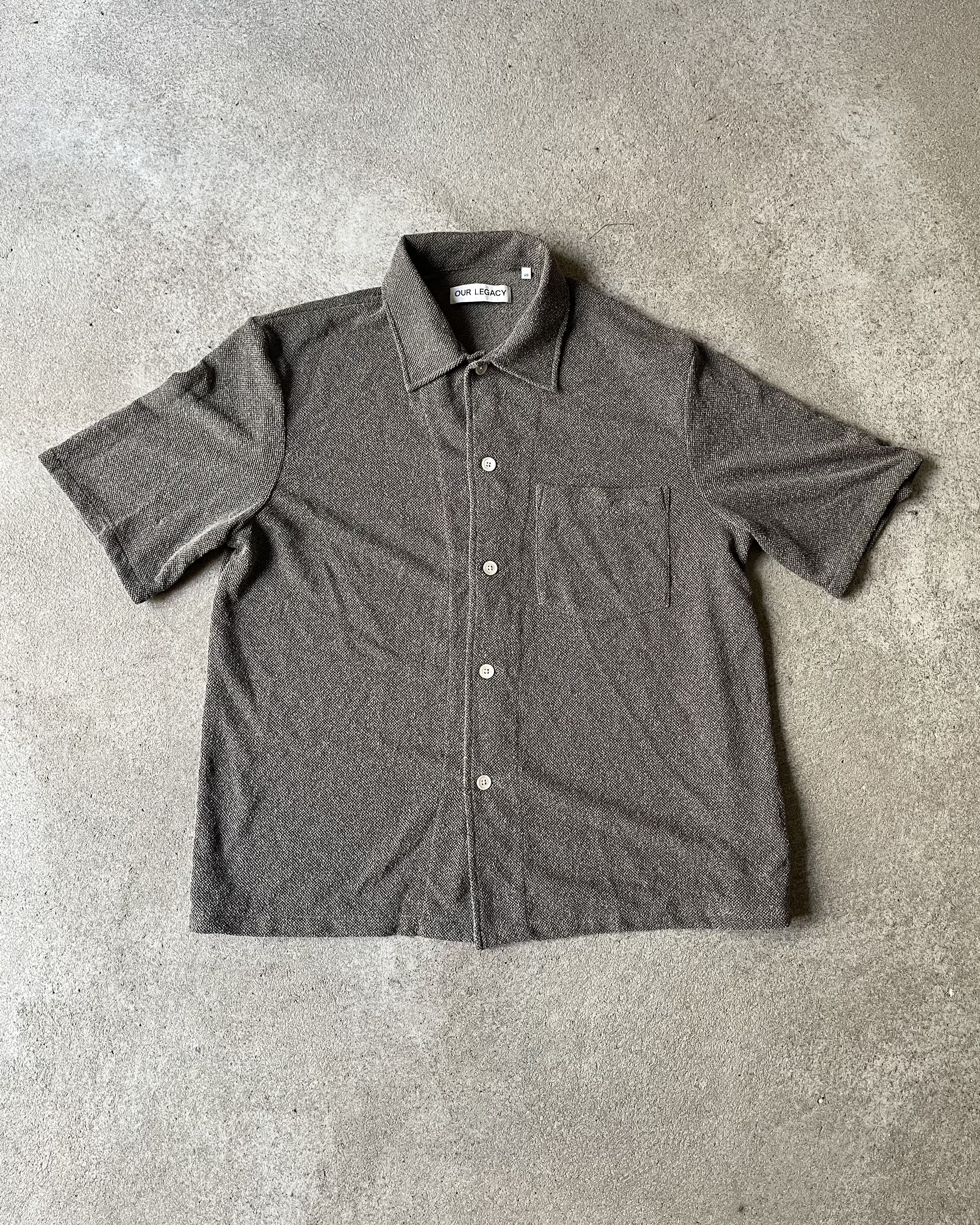 Our Legacy Box Shirt Asphalt Grey Check | Grailed