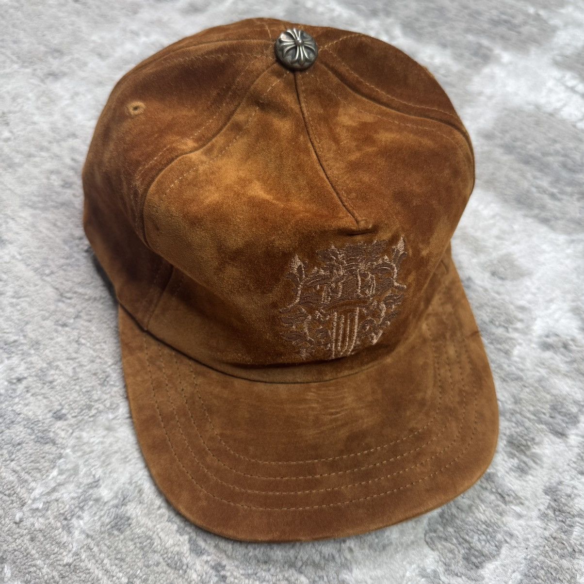 Chrome Hearts Suede dagger leather strap hat Size ONE SIZE - 4 Thumbnail