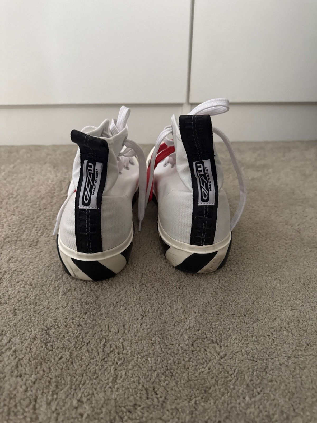 Off-White Off-White High-Top Vulcanized Size US 12 / EU 45 - 3 Thumbnail