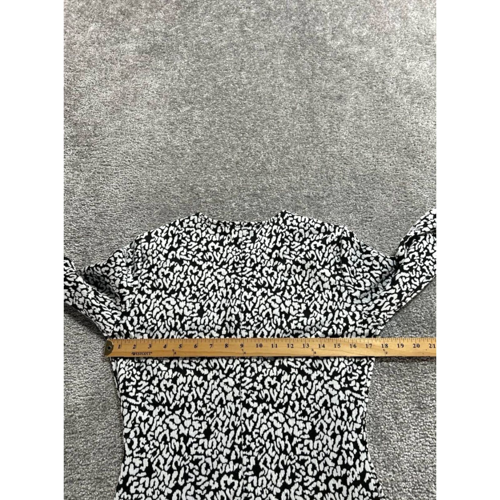 Reformation Reformation Kenmare Mini Dress Black Jacquard Knit Leopard Print Womens Large Size L / US 10 / IT 46 - 5 Thumbnail