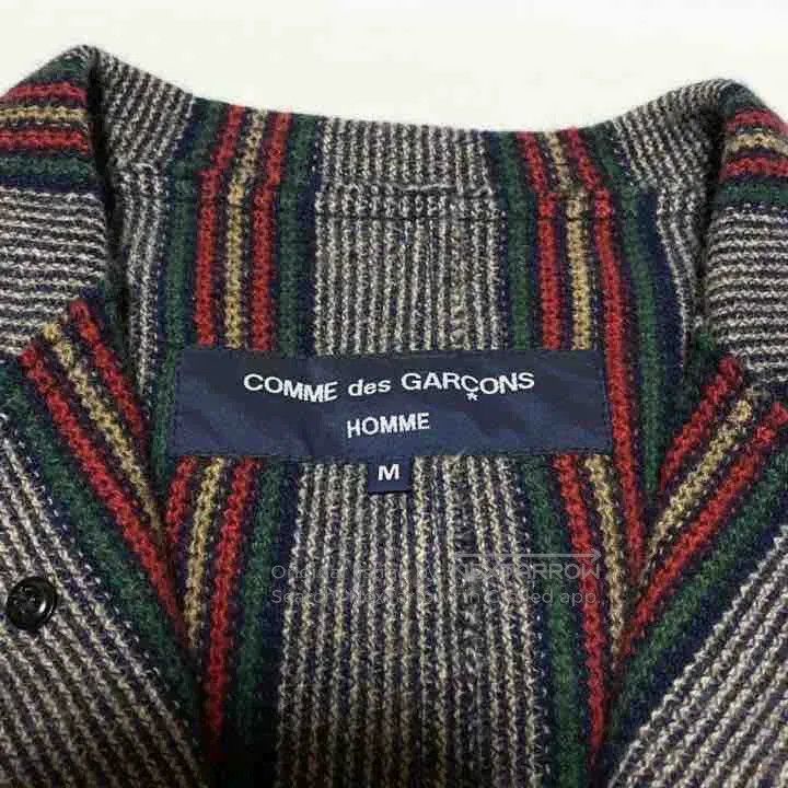 Comme des Garcons Comme Des Garcons Red and green striped coat Size US M / EU 48-50 / 2 - 5 Thumbnail
