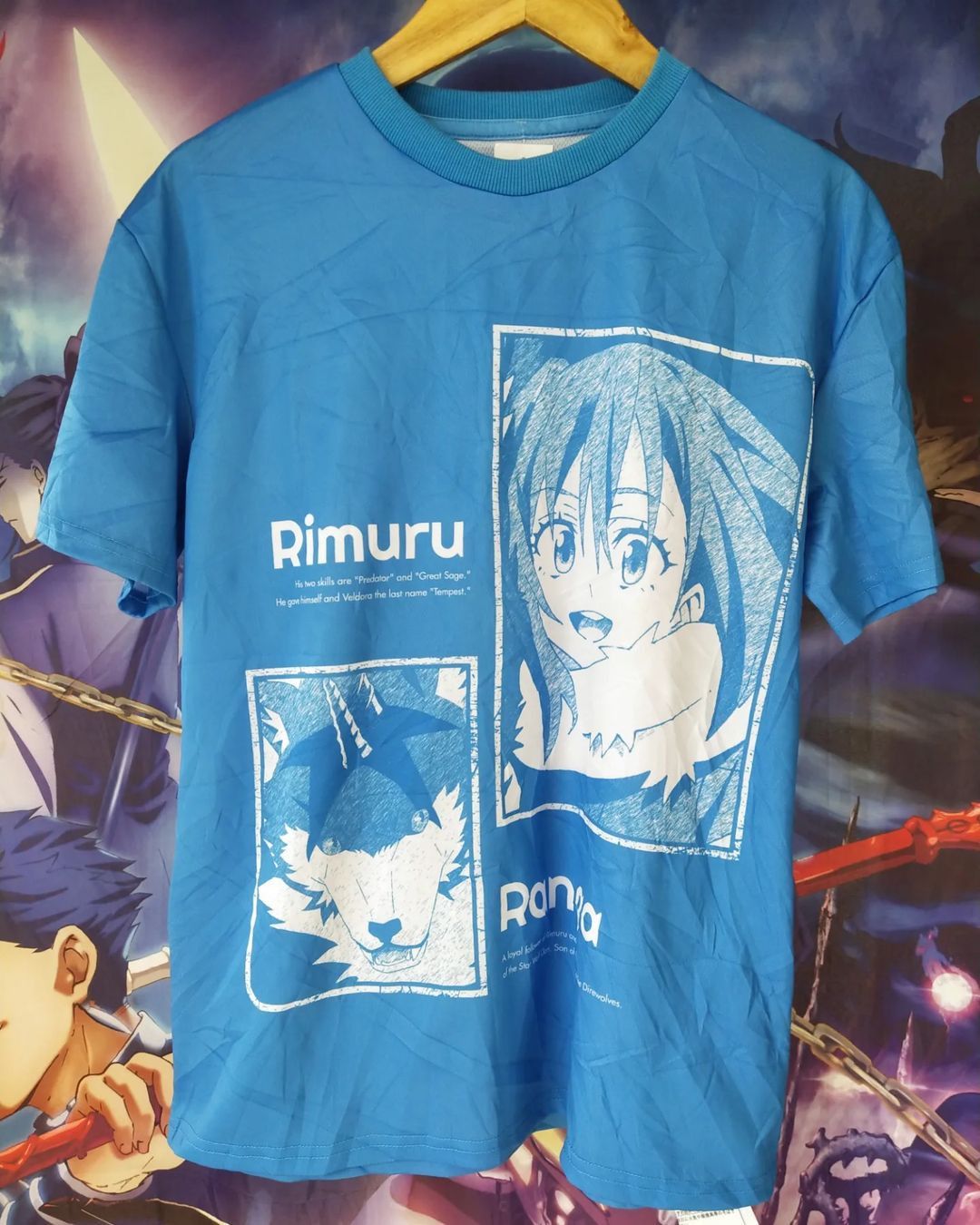 Anime × Japanese Brand Tensei Shitara Rimuru Ranma Polyester Anime Tees Bandai Size US L / EU 52-54 / 3 - 1 Thumbnail