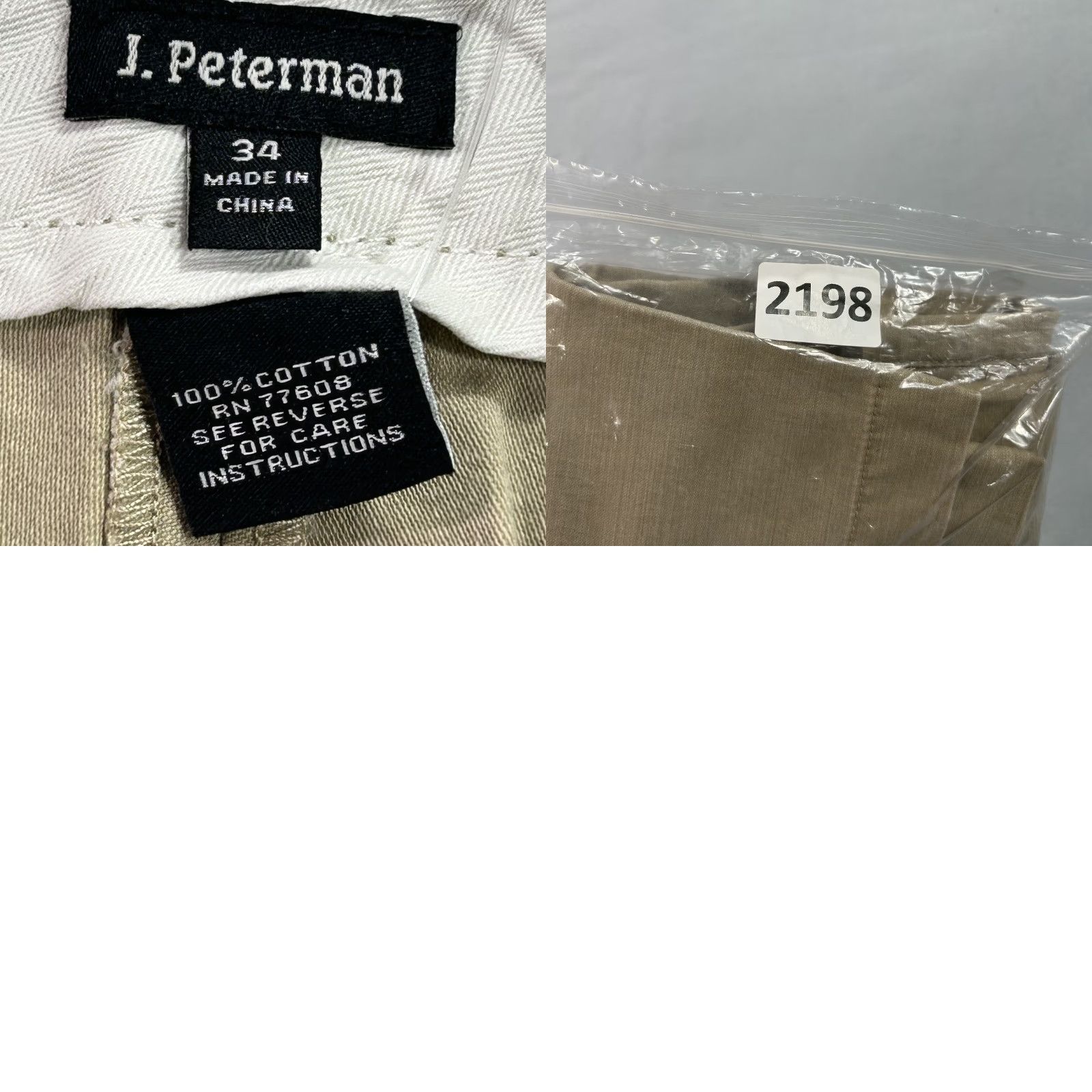 Vintage J. Peterman Chino Shorts Mens 34 Beige Flat Front Casual Preppy Minimalist Size US 34 / EU 50 - 8 Thumbnail