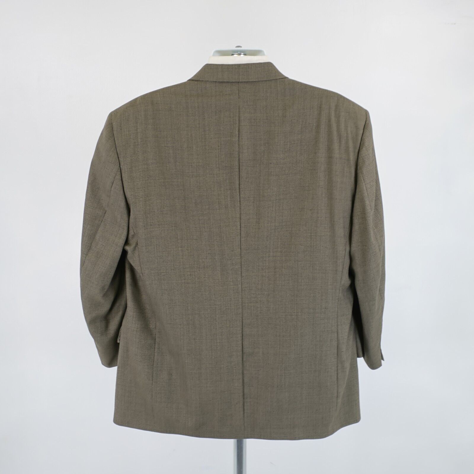 Austin Reed Austin Reed Thick Wool Green Beige Check Sport Coat 46R 3 Bu Size 46R - 6 Thumbnail