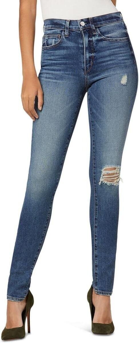 Joe's Joe's Jeans The Twiggy Enigma Destruct Denim Blue ( 25 ) Size 25" / US 0 / IT 36 - 1 Thumbnail