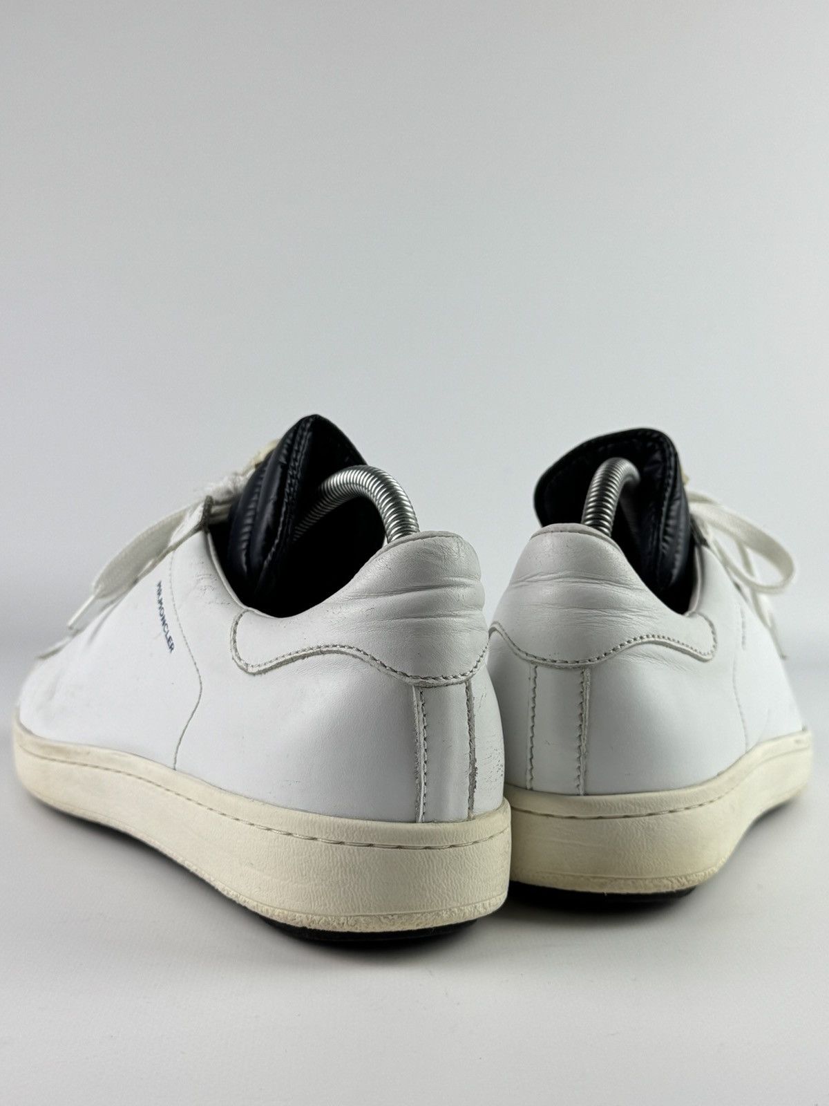 Moncler Moncler Angeline Leather Sneakers White Size US 7 / EU 40 - 8 Thumbnail