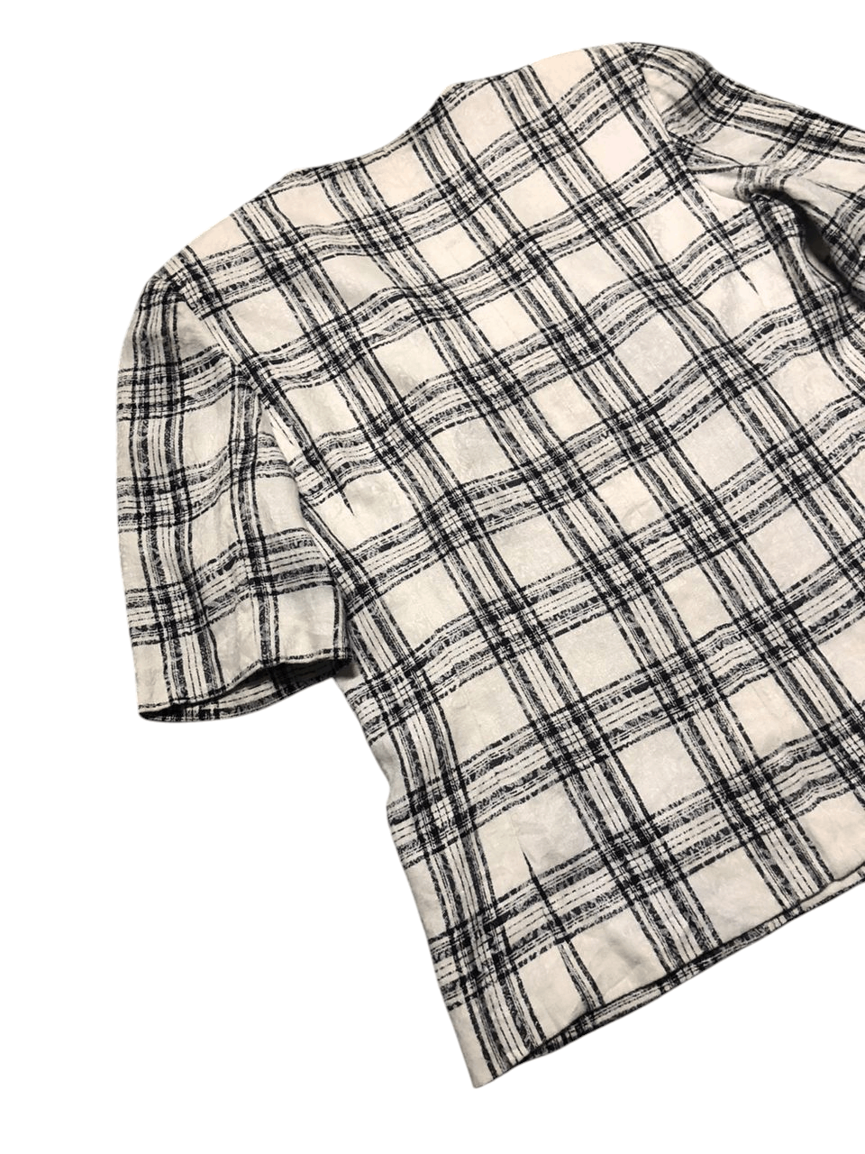 Christian Dior Monsieur × Dior Christian Dior Tartan No Collar Short Sleeve Coat Jacket Size M / US 6-8 / IT 42-44 - 8 Thumbnail