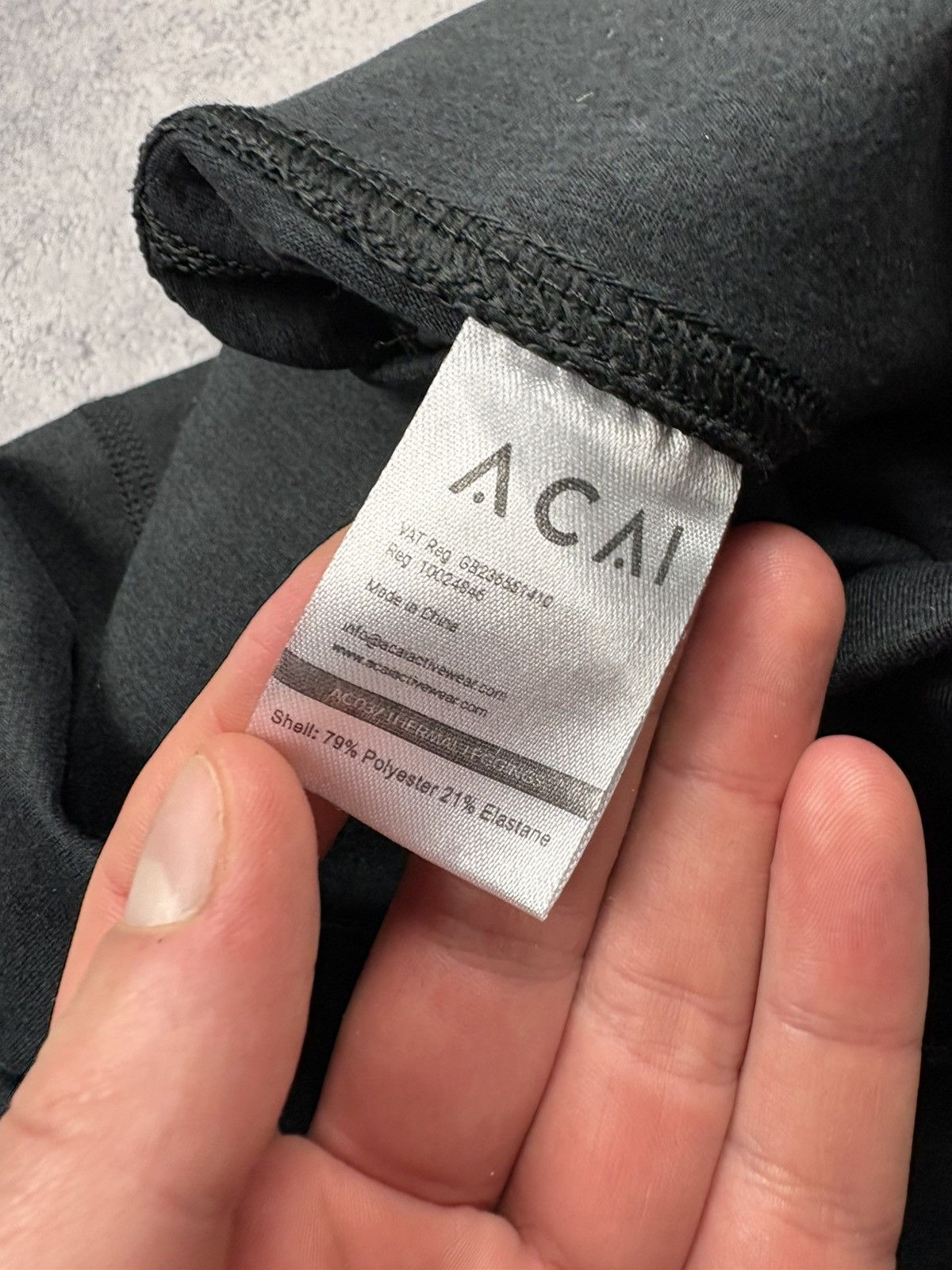 Vintage ACAI Vintage Sportswear Streetwear Skinny Pants Black Grey Size 28" / US 6 / IT 42 - 10 Thumbnail