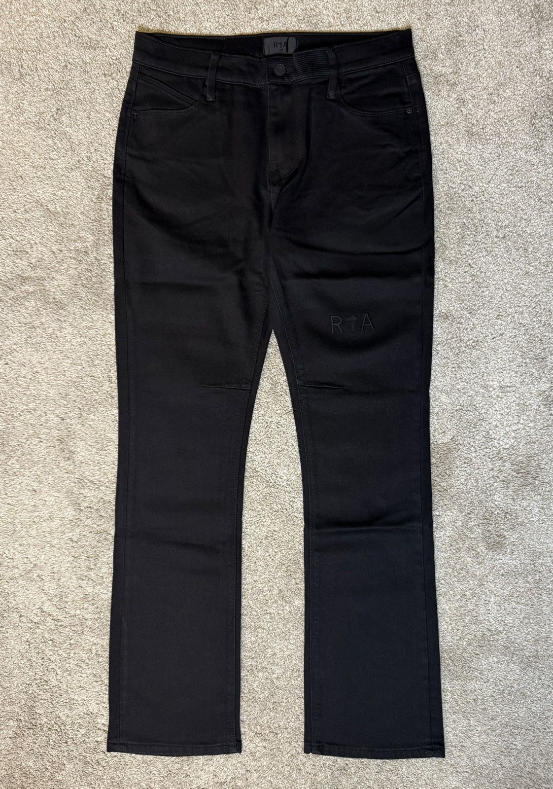 Rta RTA Denis Mini Flared Jeans Black Size US 30 / EU 46 - 1 Thumbnail